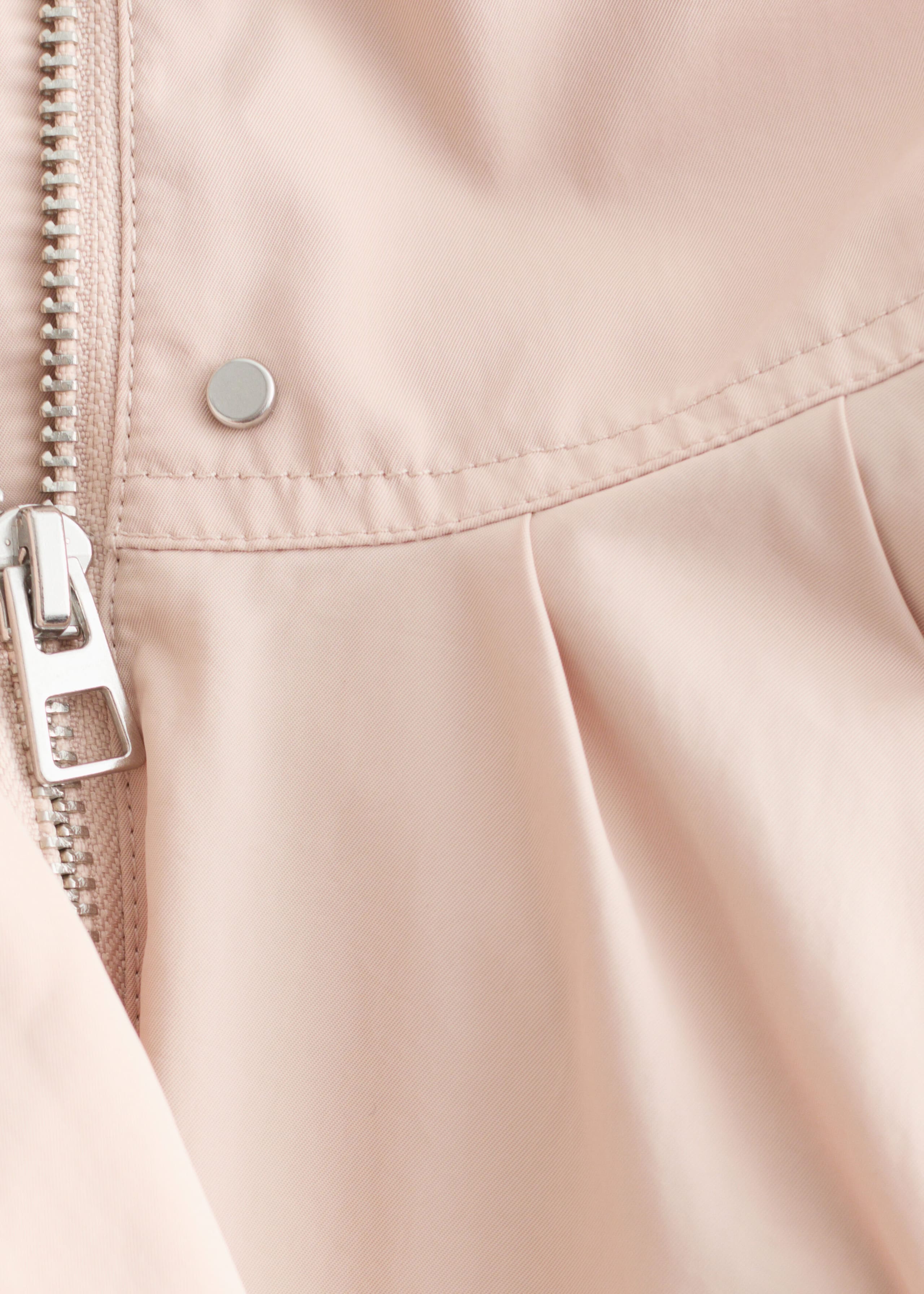 Nylon Funnel-Collar Jacket - {{variantName}} - Descriptive Detail