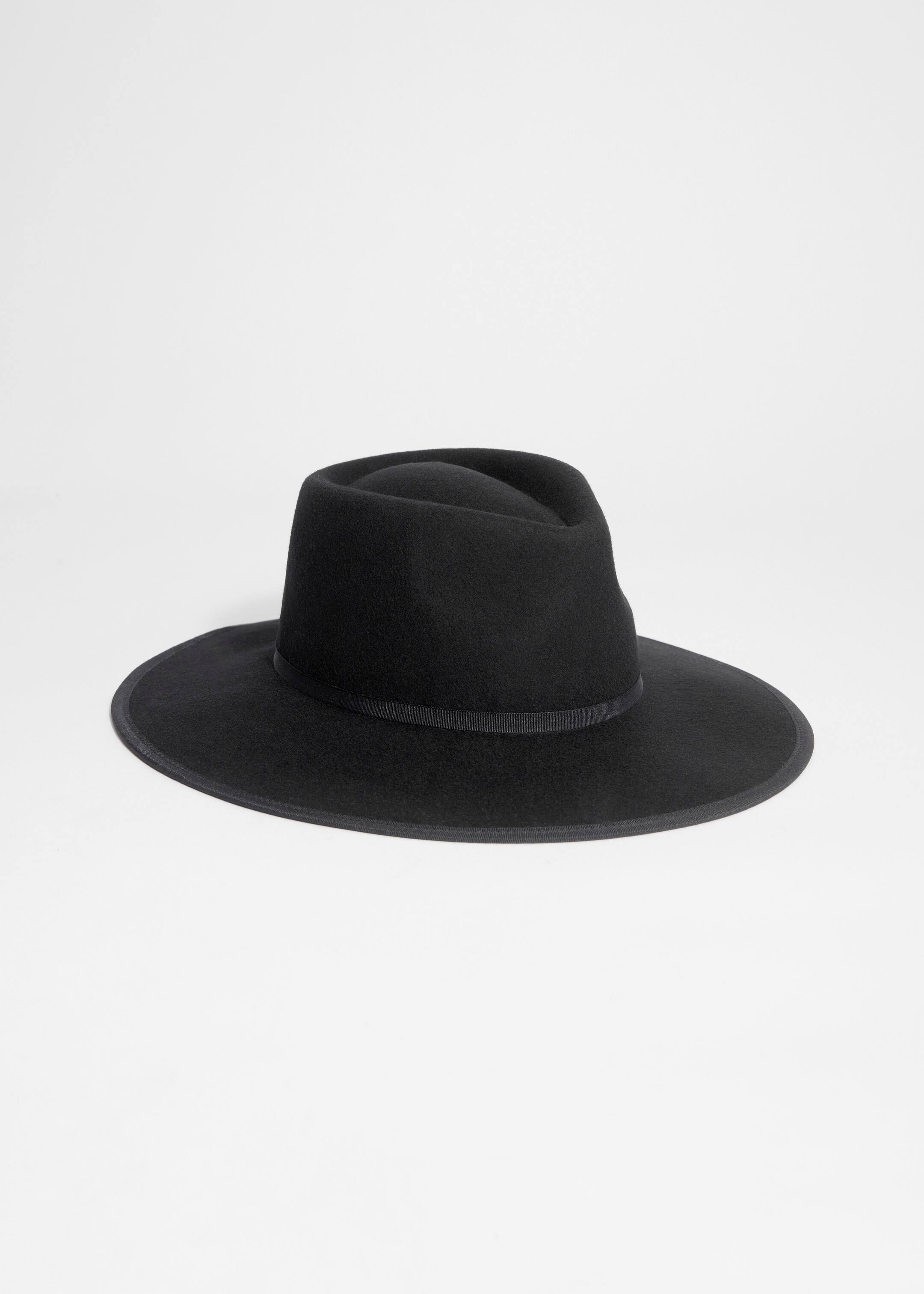 Vis større bilde: Fedora-filthatt - Svart - DAME | H&M NO 1