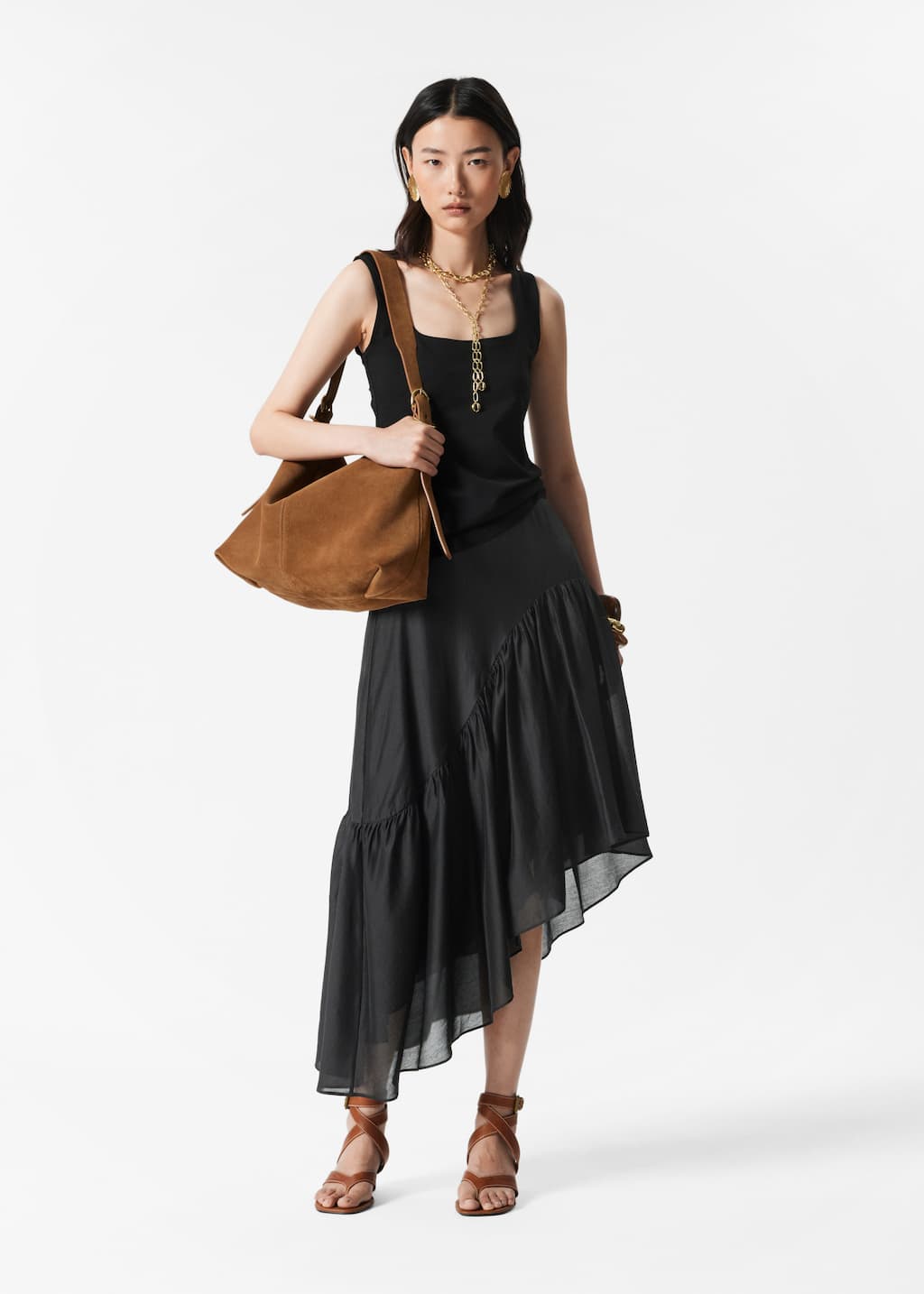 Image of Square-Neck Tank Top