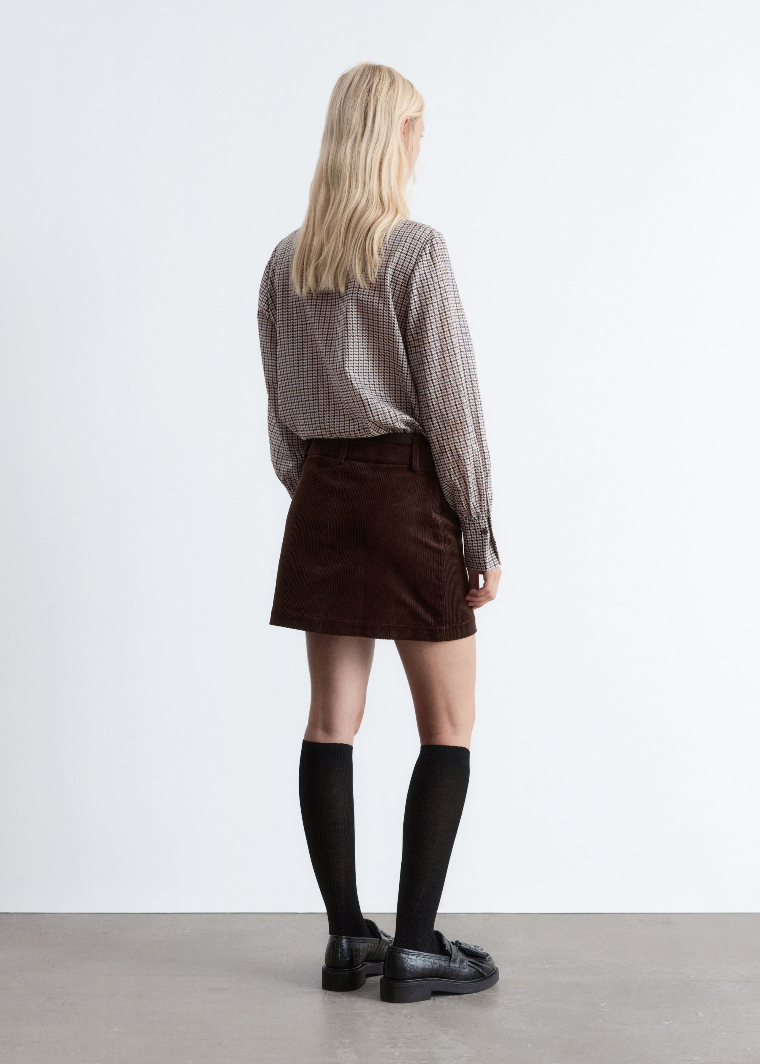Image of Bluse aus einer Seidenmischung mit Schleifendetail