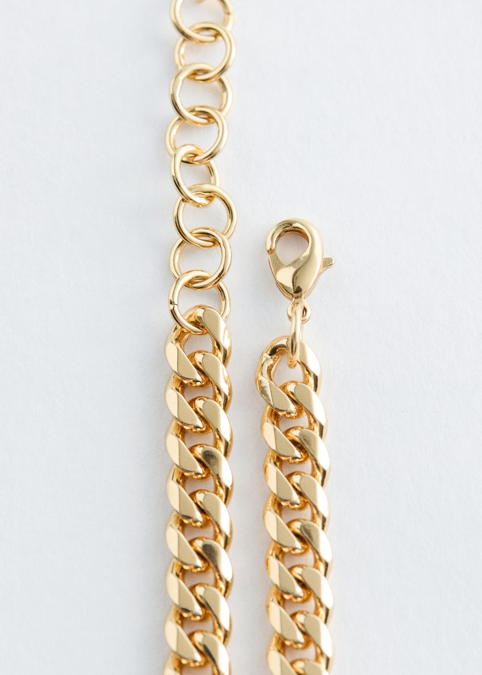 Chunky Chain Necklace - Gold/Silver - 3
