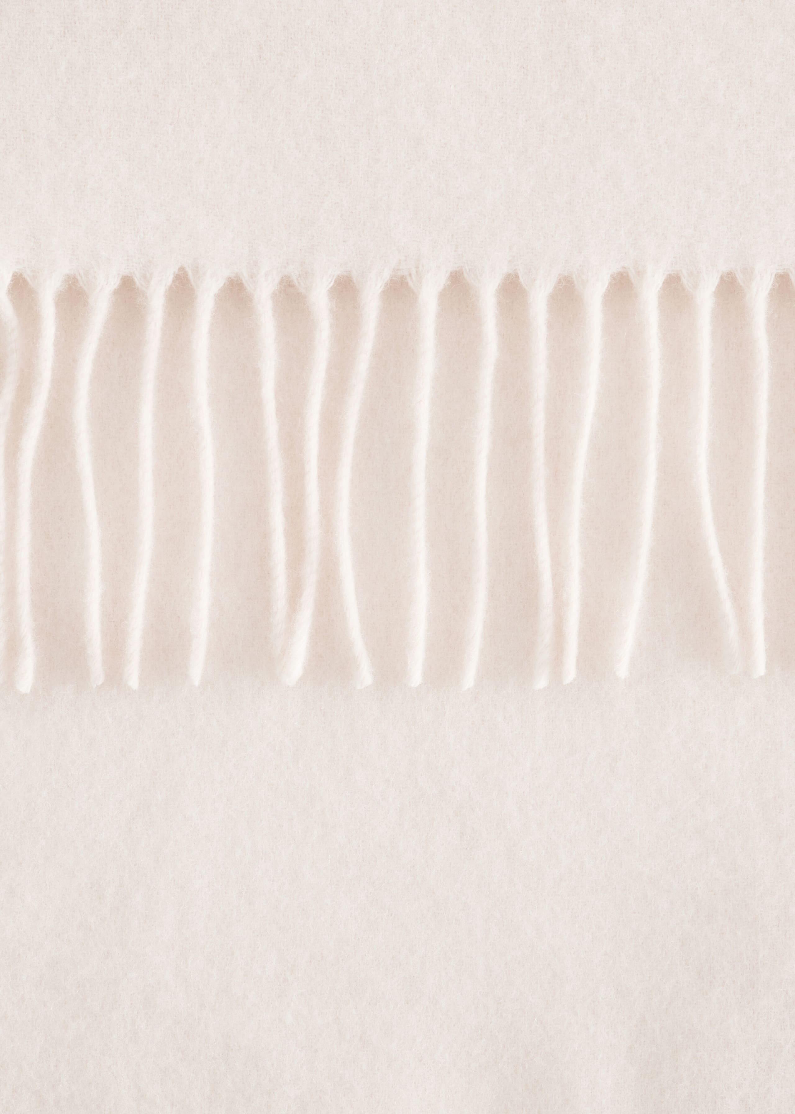 Fringed Wool Blanket Scarf - {{variantName}} - Descriptive Detail