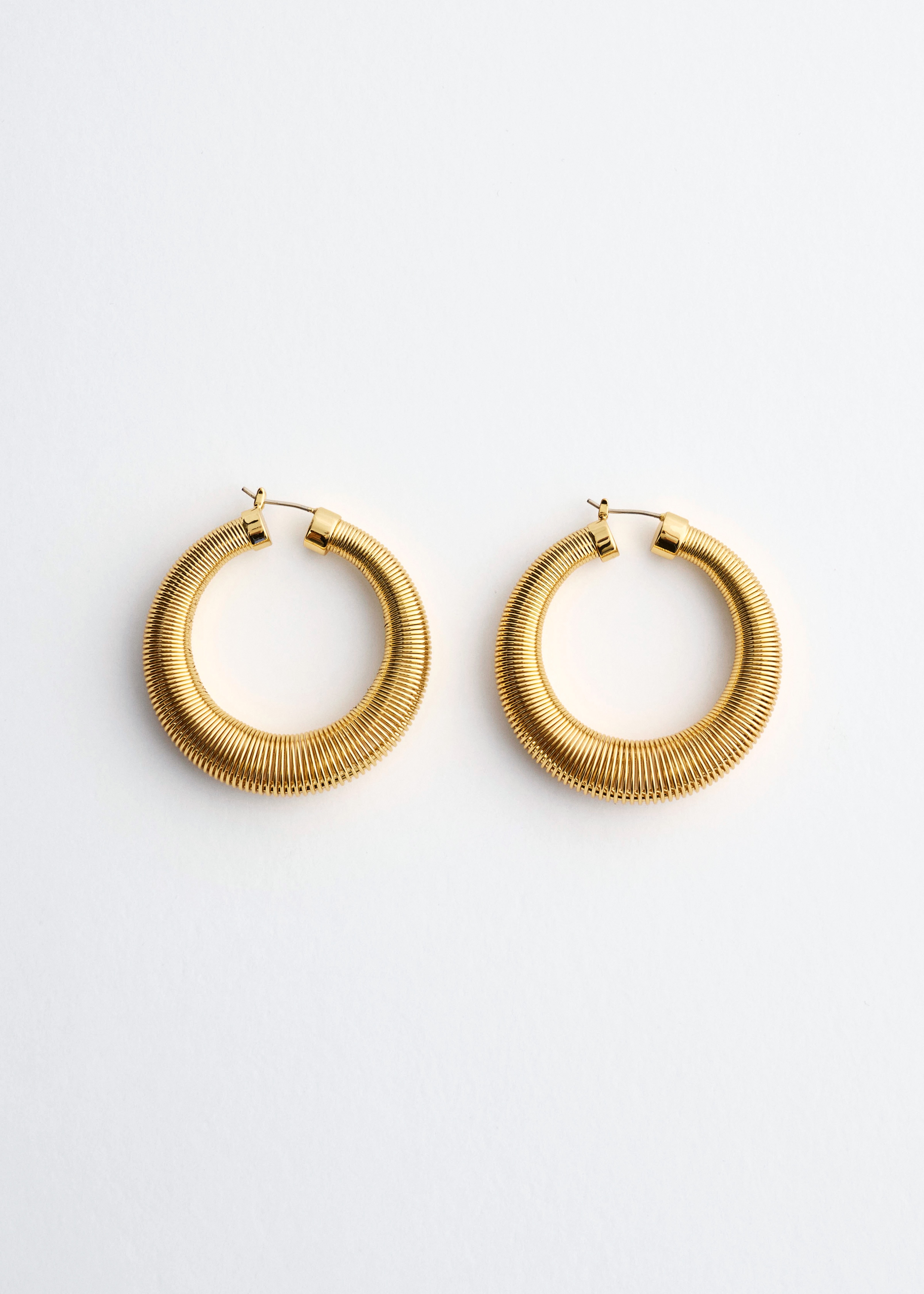 Coil Hoop Earrings