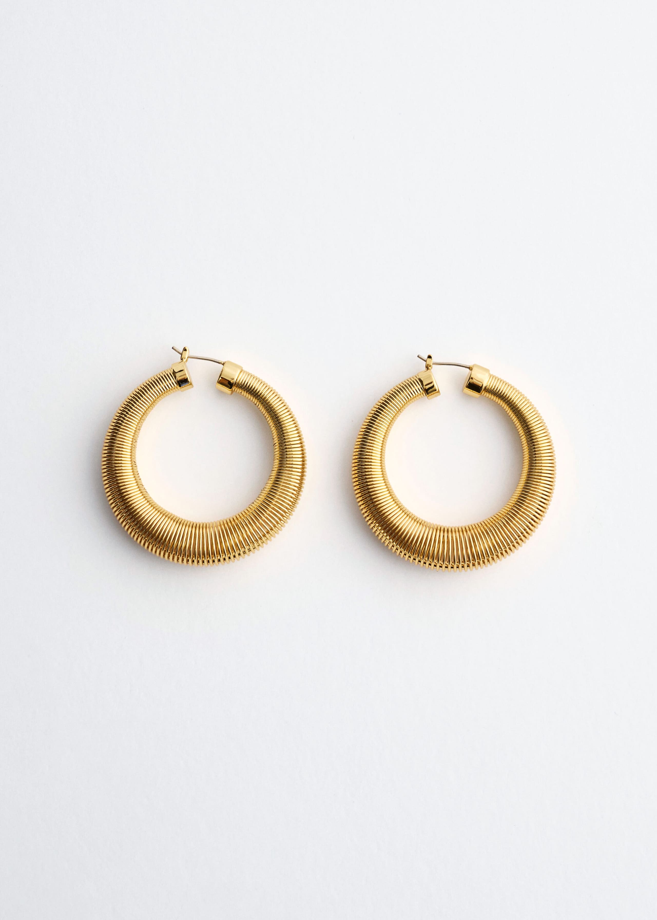 Coil Hoop Earrings - Silver - Still Life