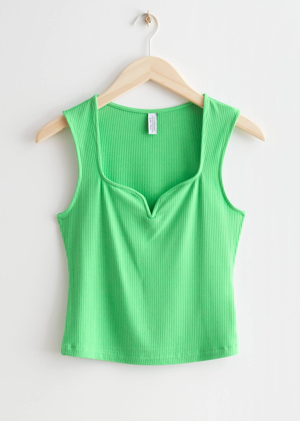 Sweetheart Neck Tank Top - Pink - Bodegón