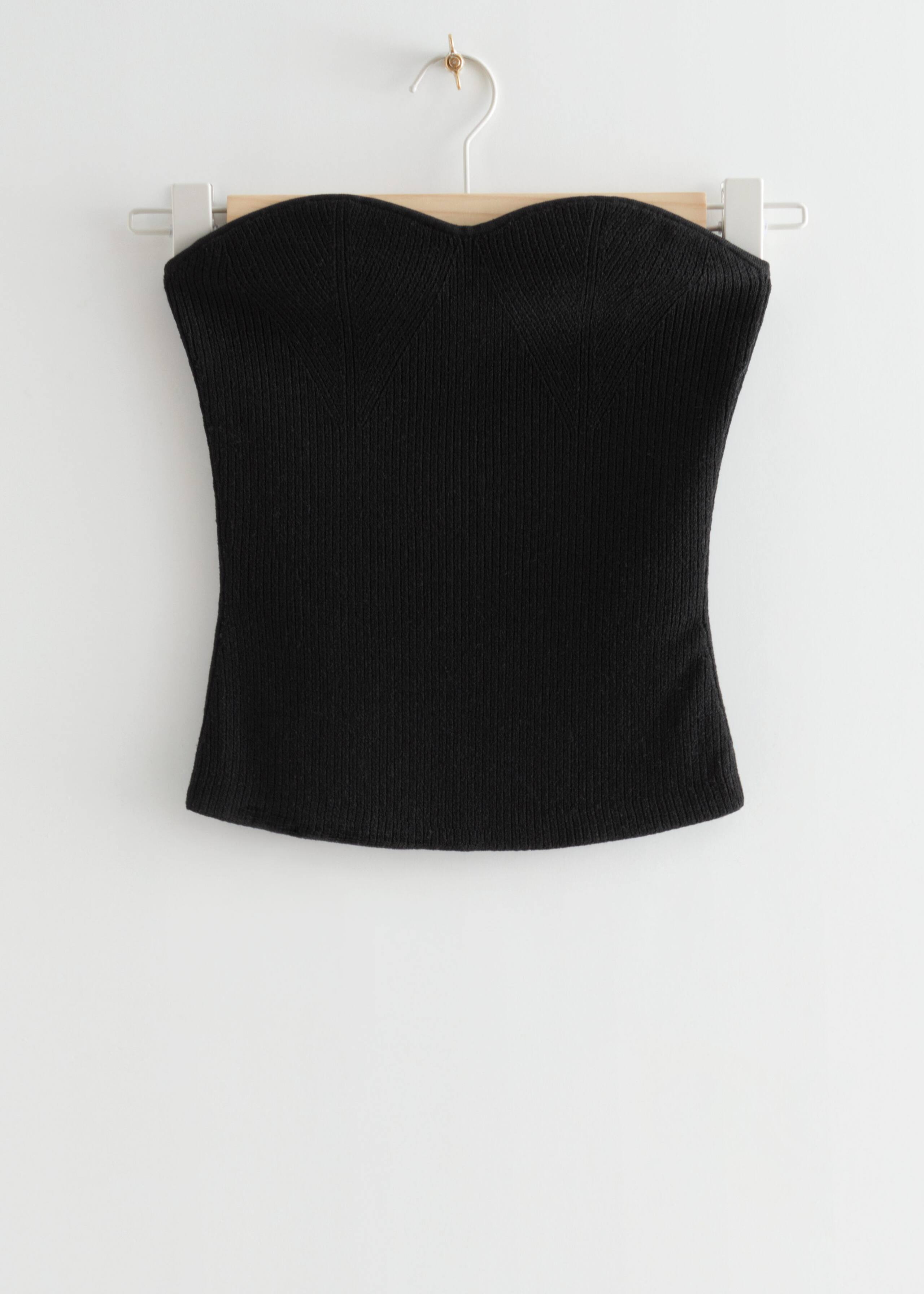 BandeauBustier - Black - Bodegón