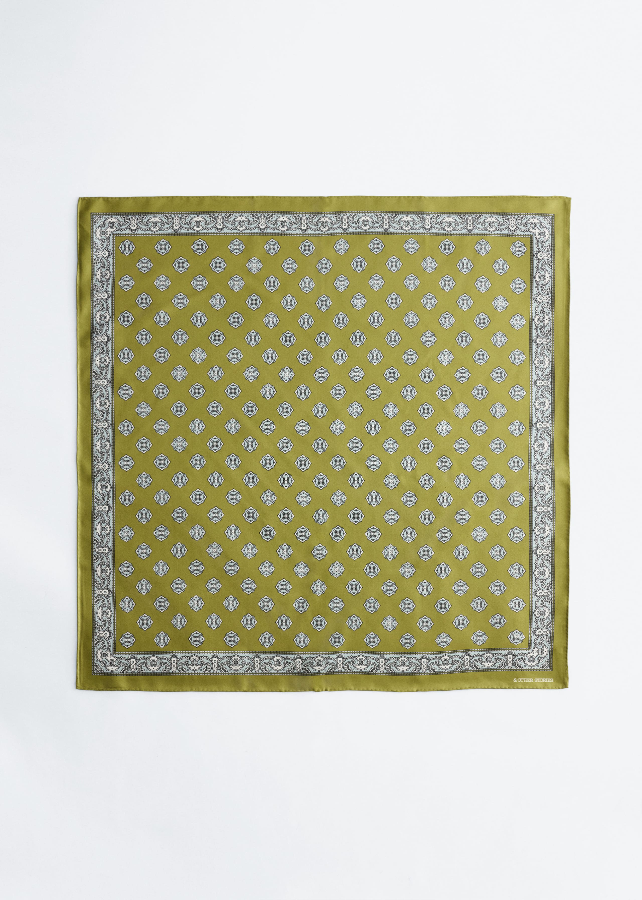 Image of Printed Silk Scarf
