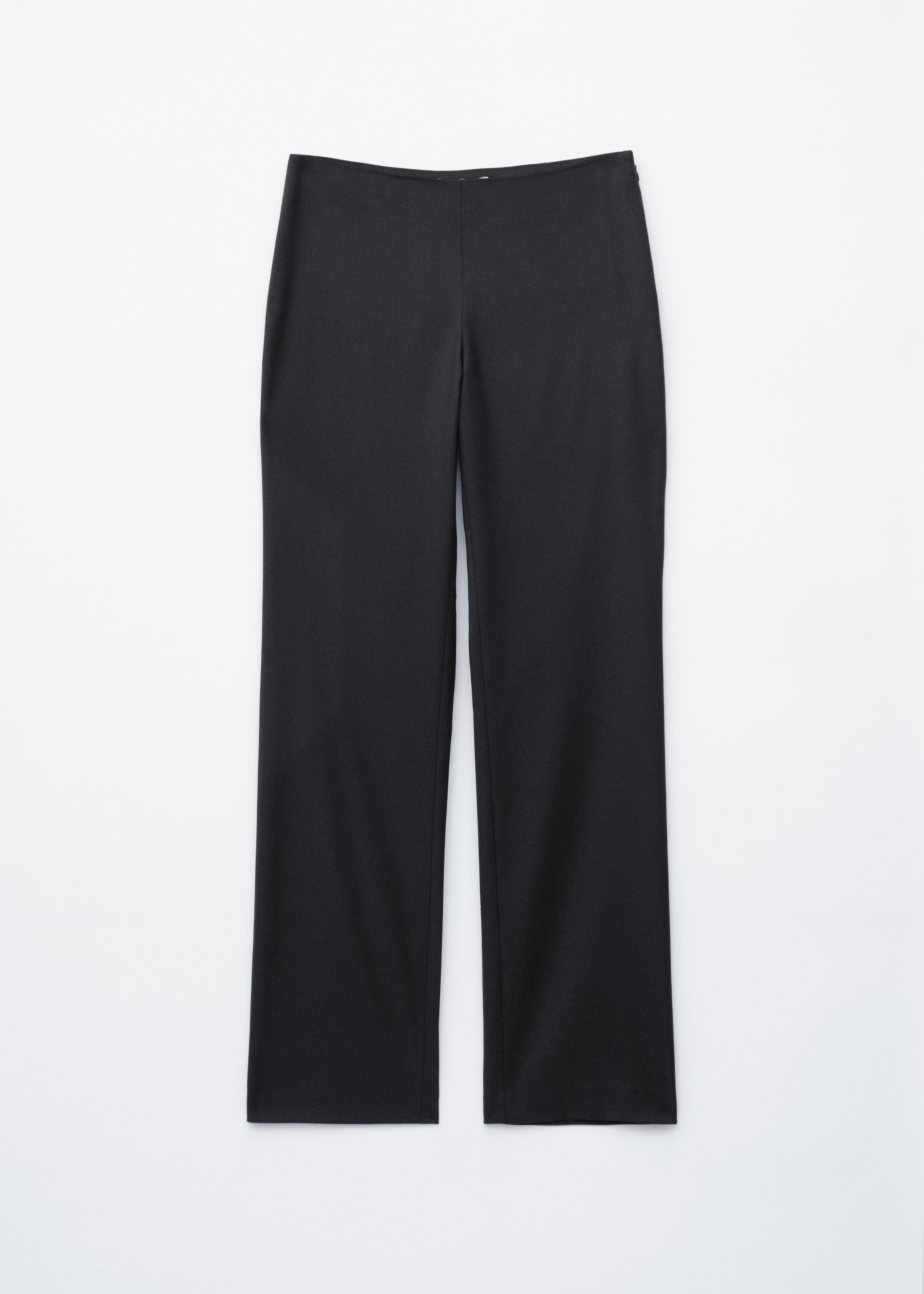 Image of Merino Wool Straight-Leg Trousers