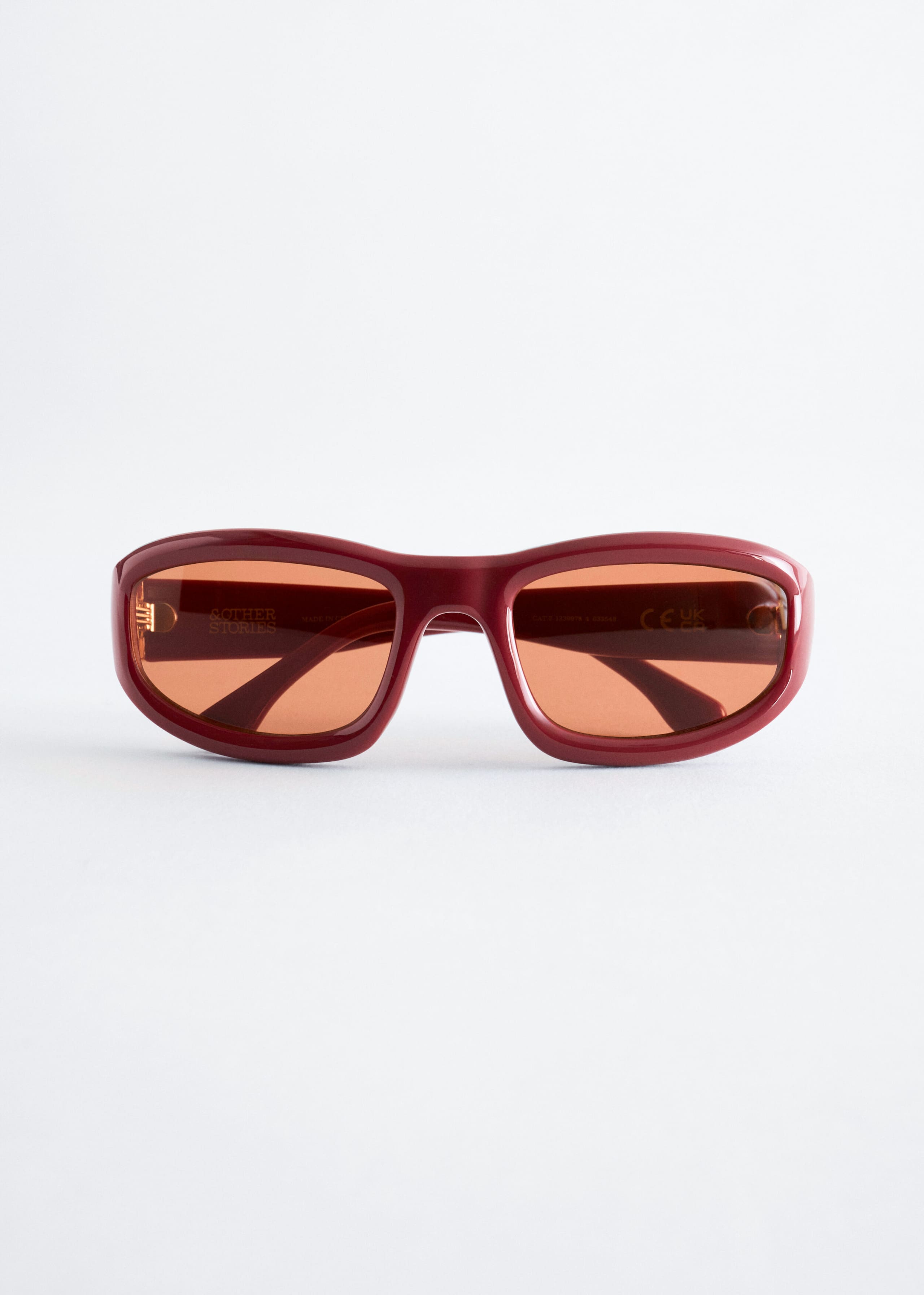 Oval Sunglasses - Rust - Still Life