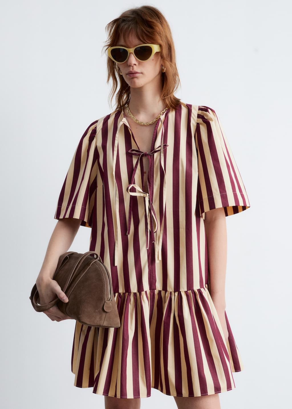 Image of Peplum Mini Dress