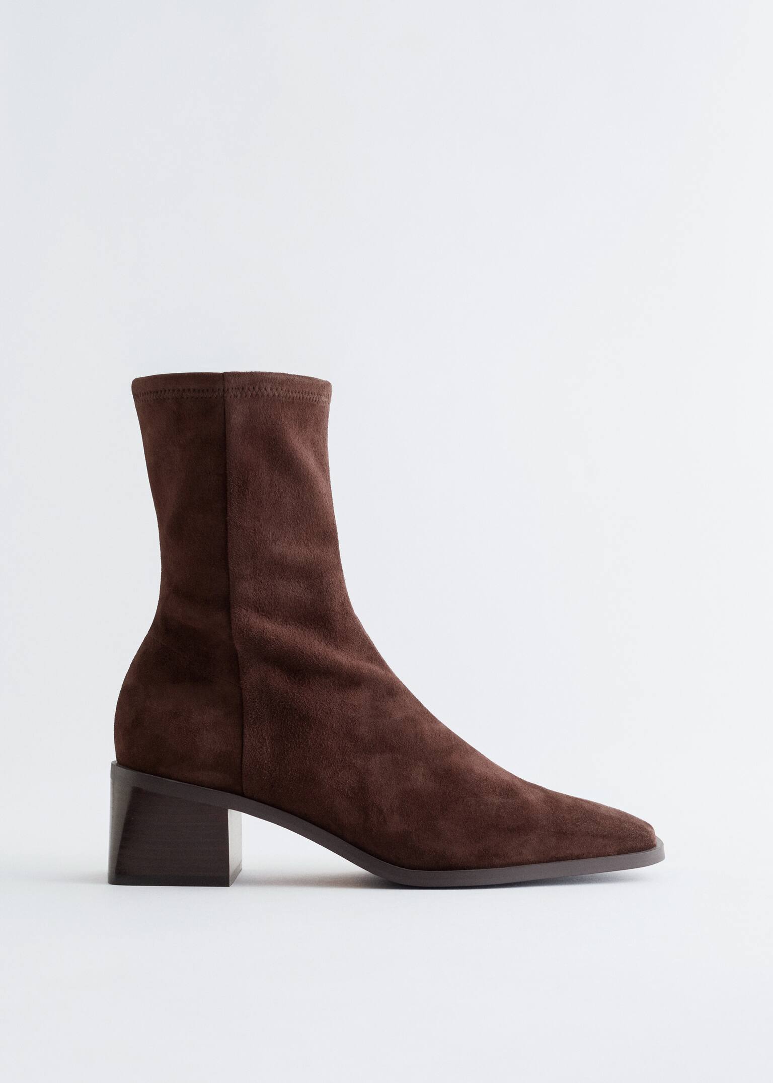 Sockboots - Braunes Veloursleder/Schwarz/Cognac/Mahagoni - 2