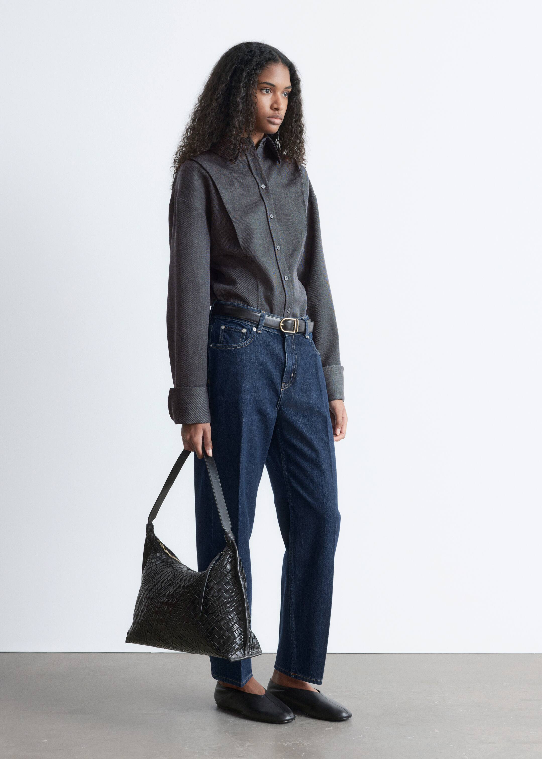 Vezi imaginea mai mare: Blugi conici - Albastru mediu - FEMEI | H&M RO 9