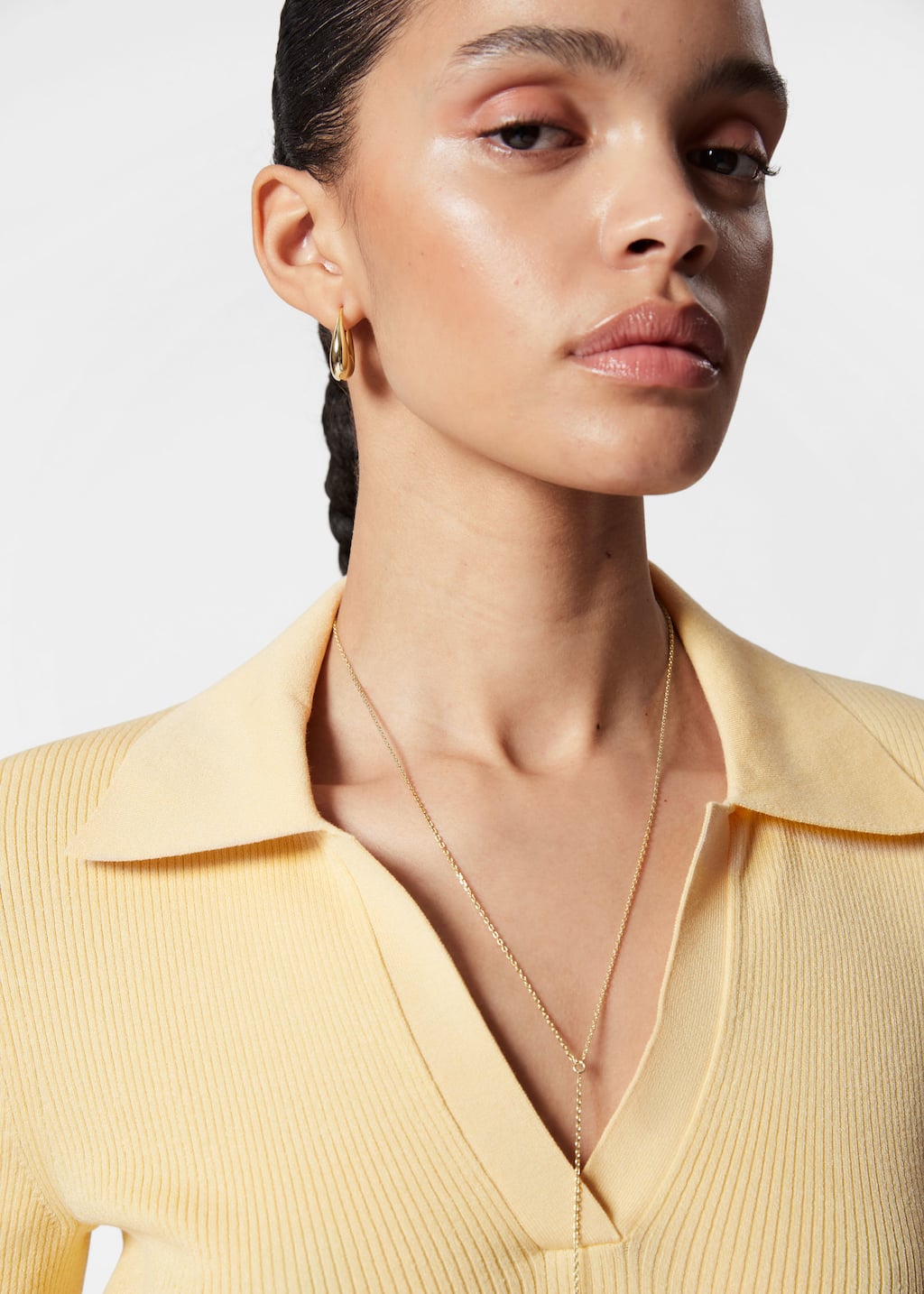 Image of Collared Short-Sleeve Top