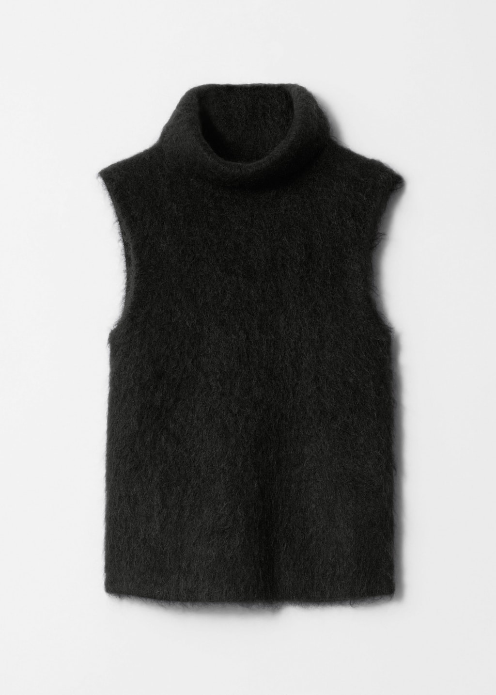 Brushed Mohair-Blend Tank Top
