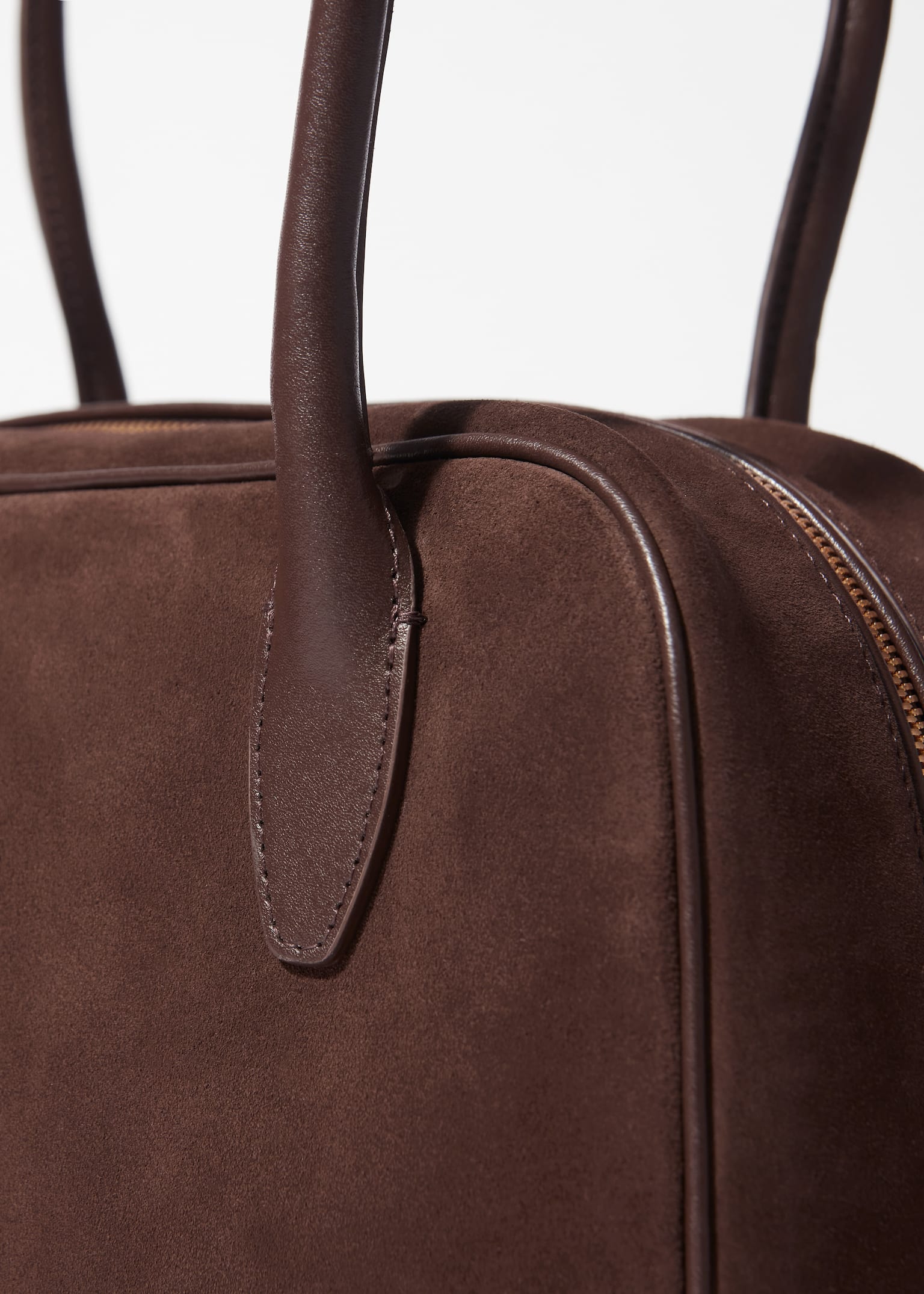 Borsa bowling in pelle - Marrone/Nero - 6