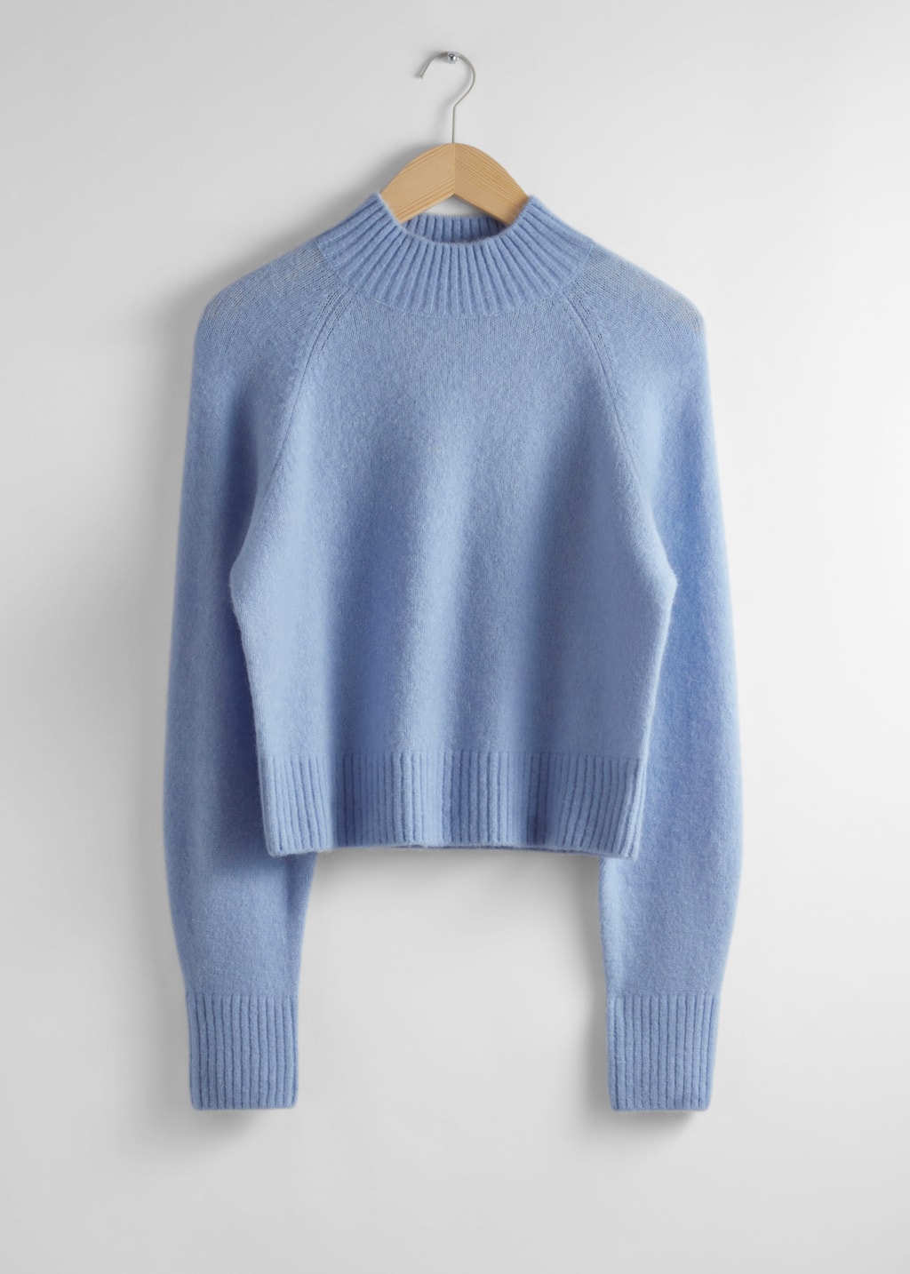 Maglione con collo a lupetto - Azzurro - Natura morta