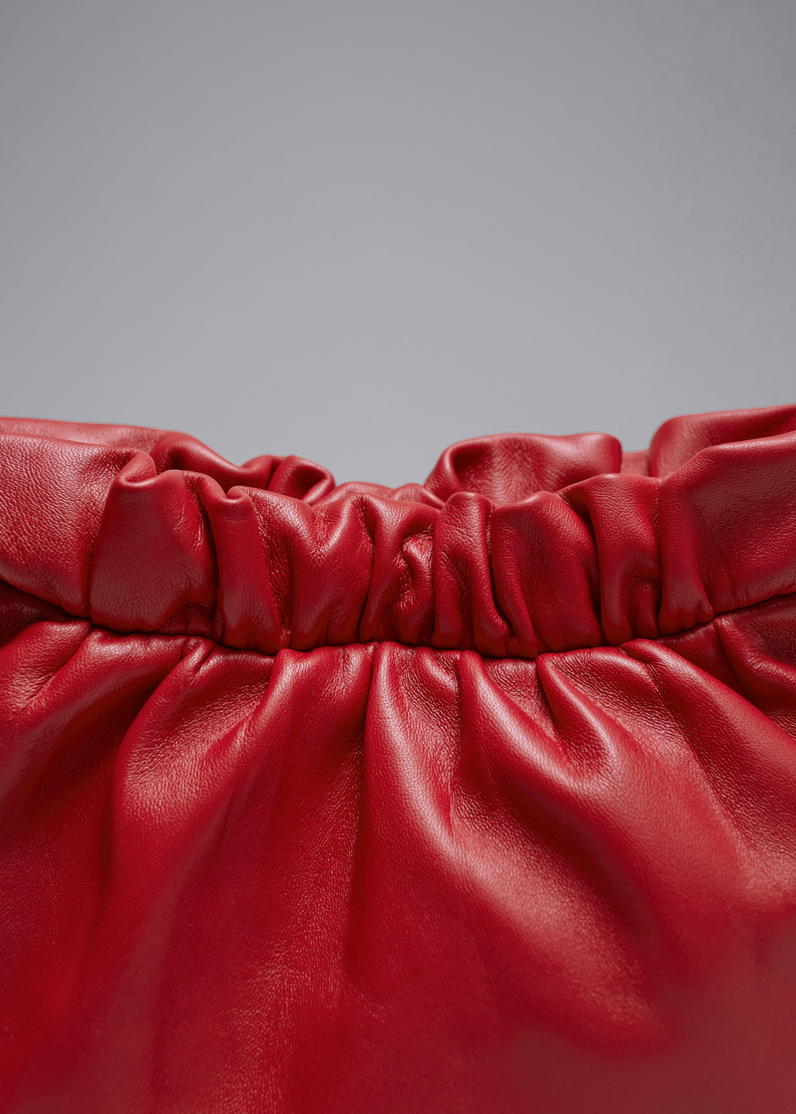 Pouch in pelle - Rosso - Natura morta