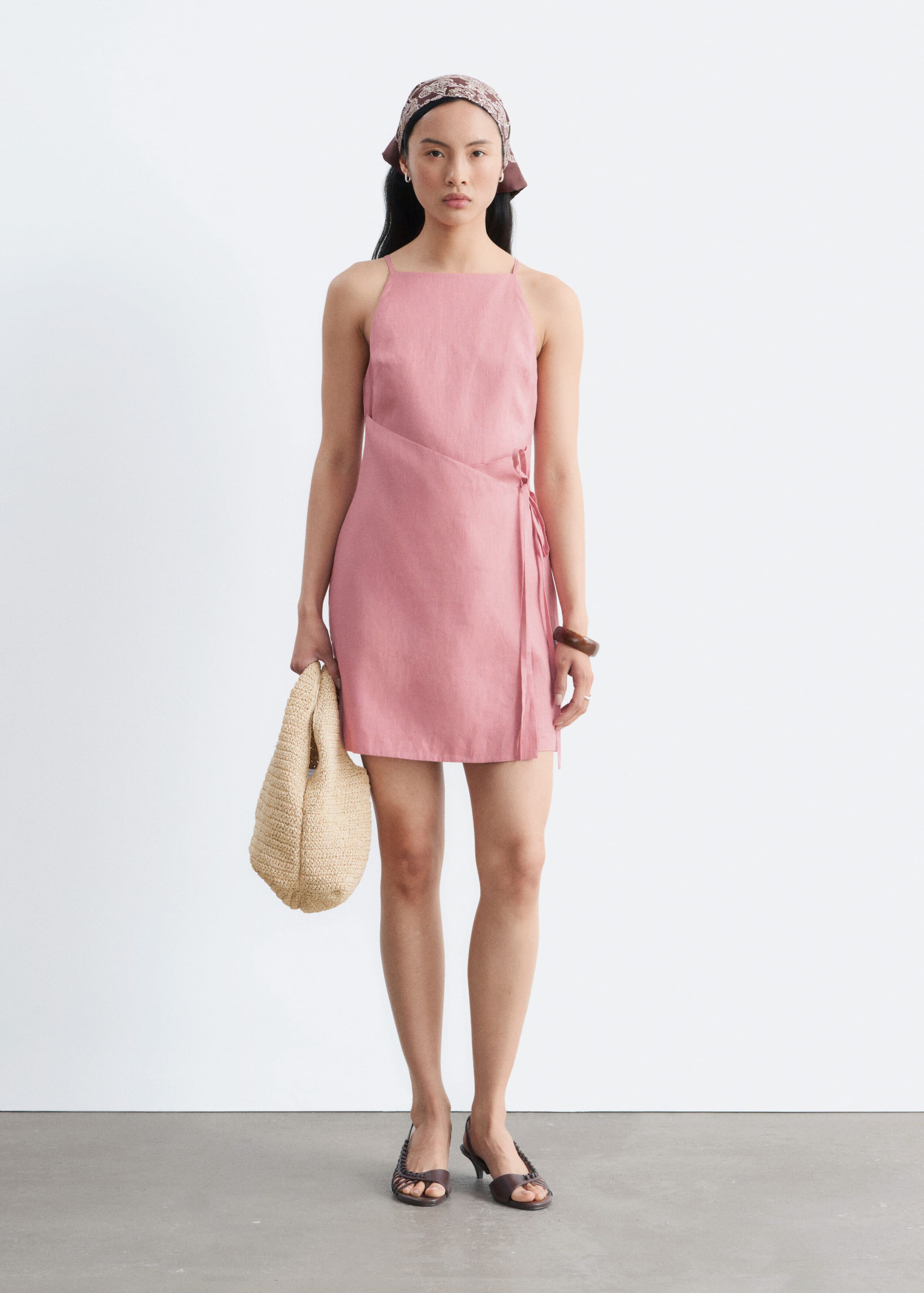Image of Linen Mini Dress