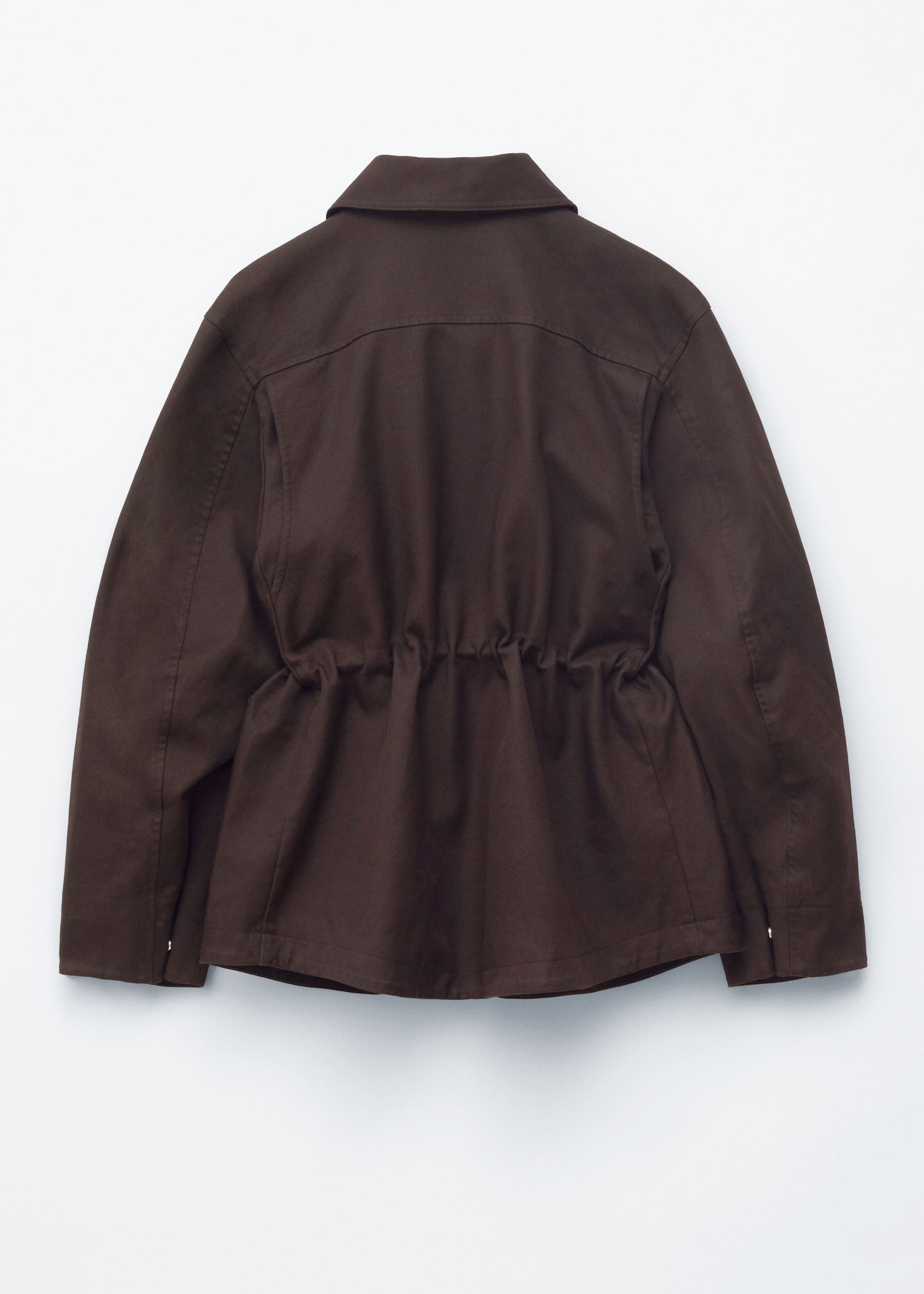Image of Oversized Drawstring Utility Jacket