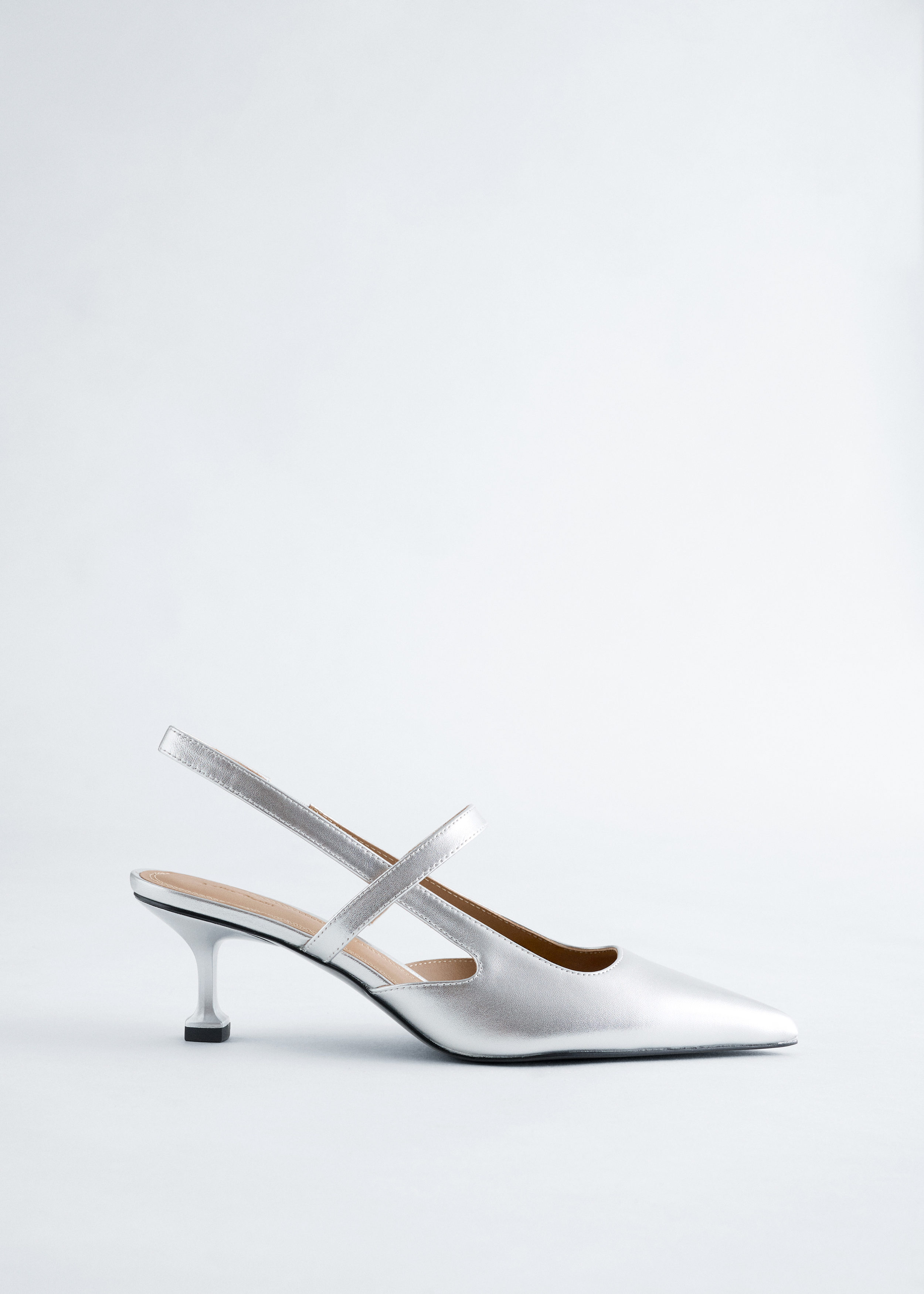 Leather Slingback Pumps