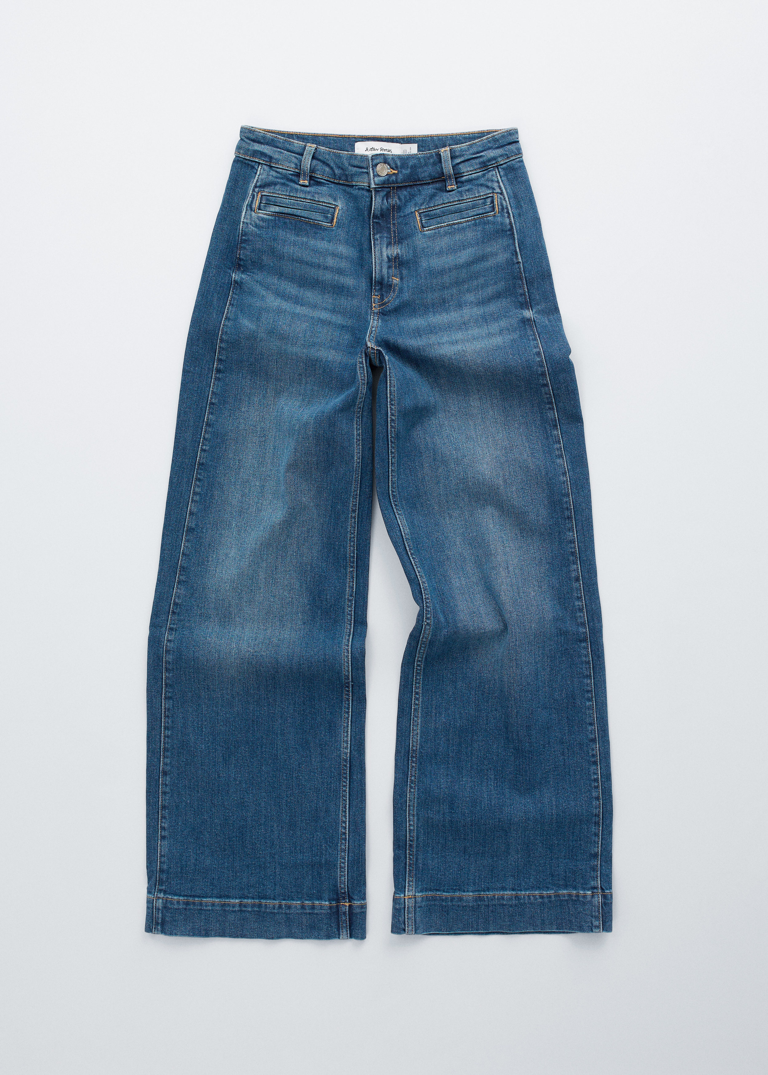 【PERSTEP】★送料・関税込★Wide Washed Blue SMLP4461 Face Jeans [Blue] - KidSuper