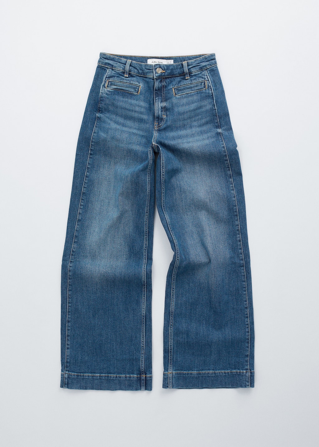Image of Regular Wide-Leg Jeans