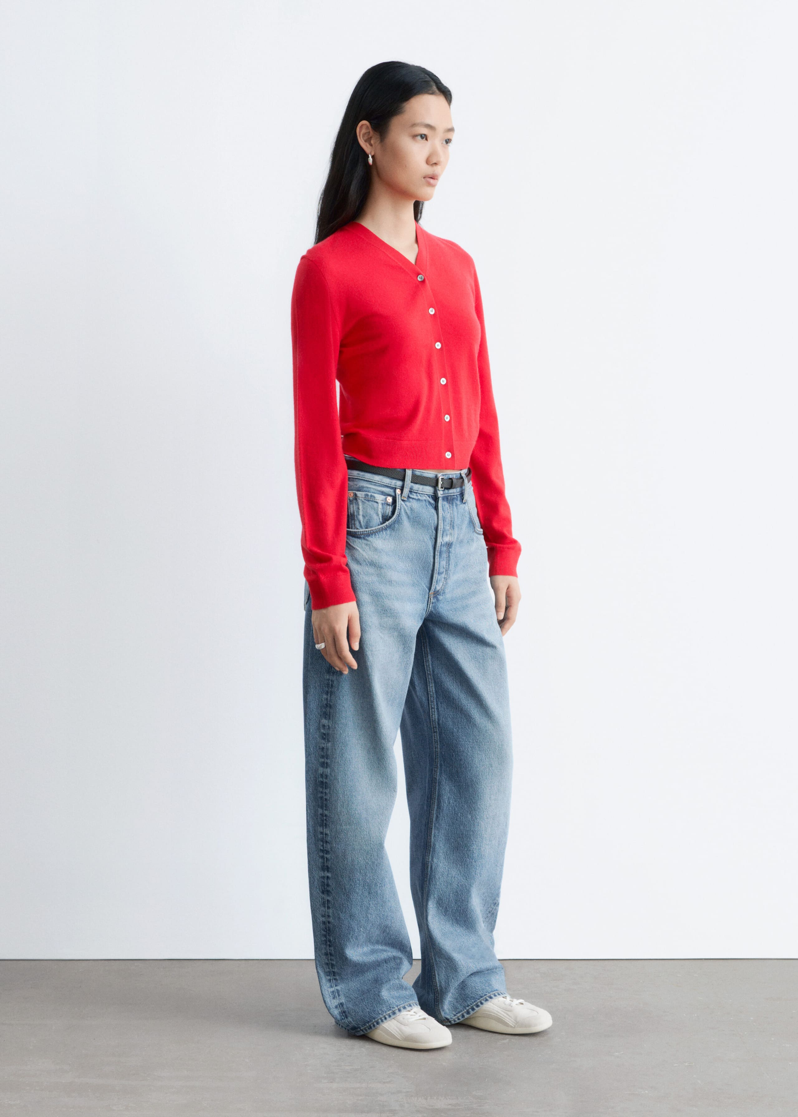 Image of Cropped Cashmere Cardigan