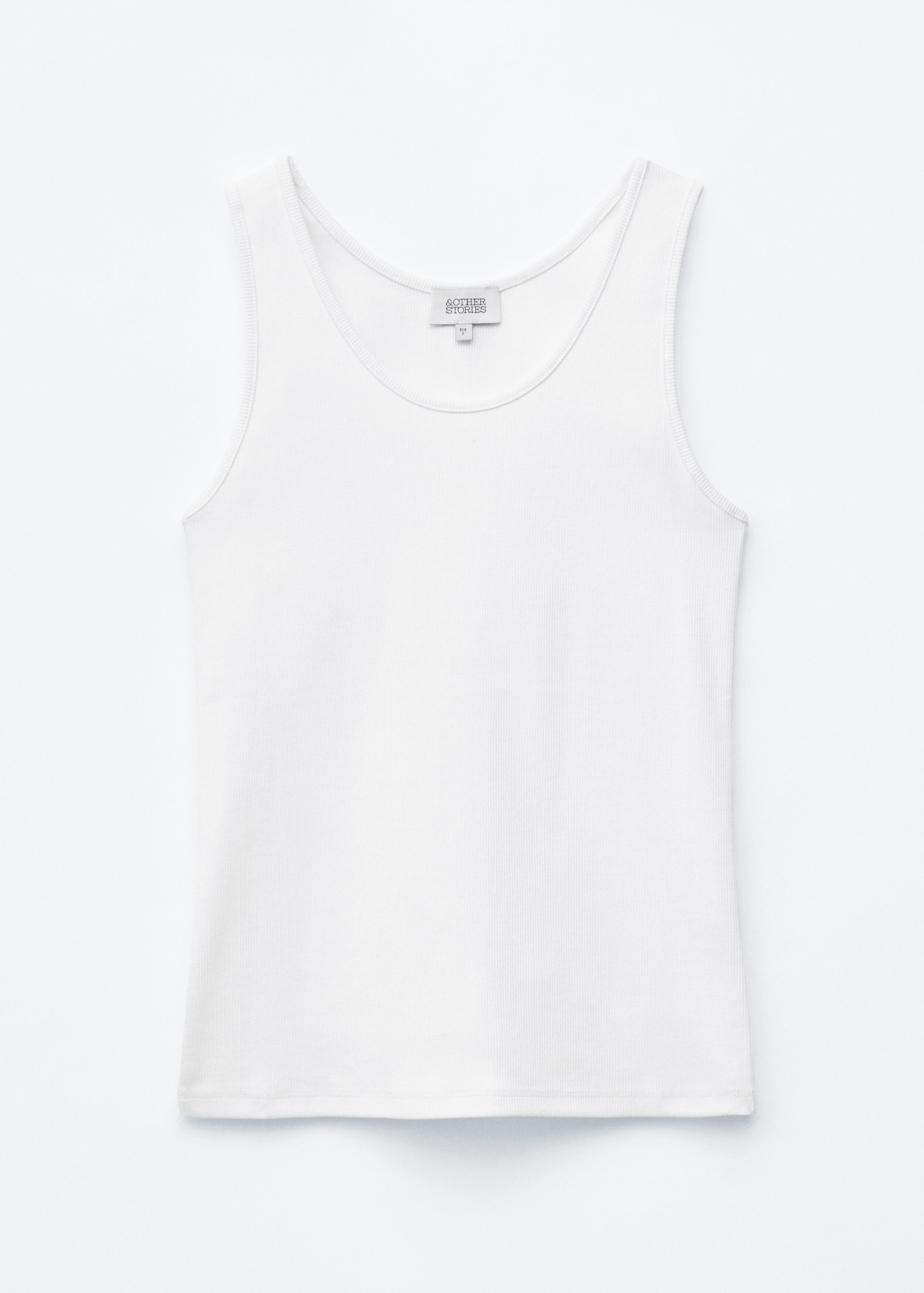 Ribbed Cotton Tank Top