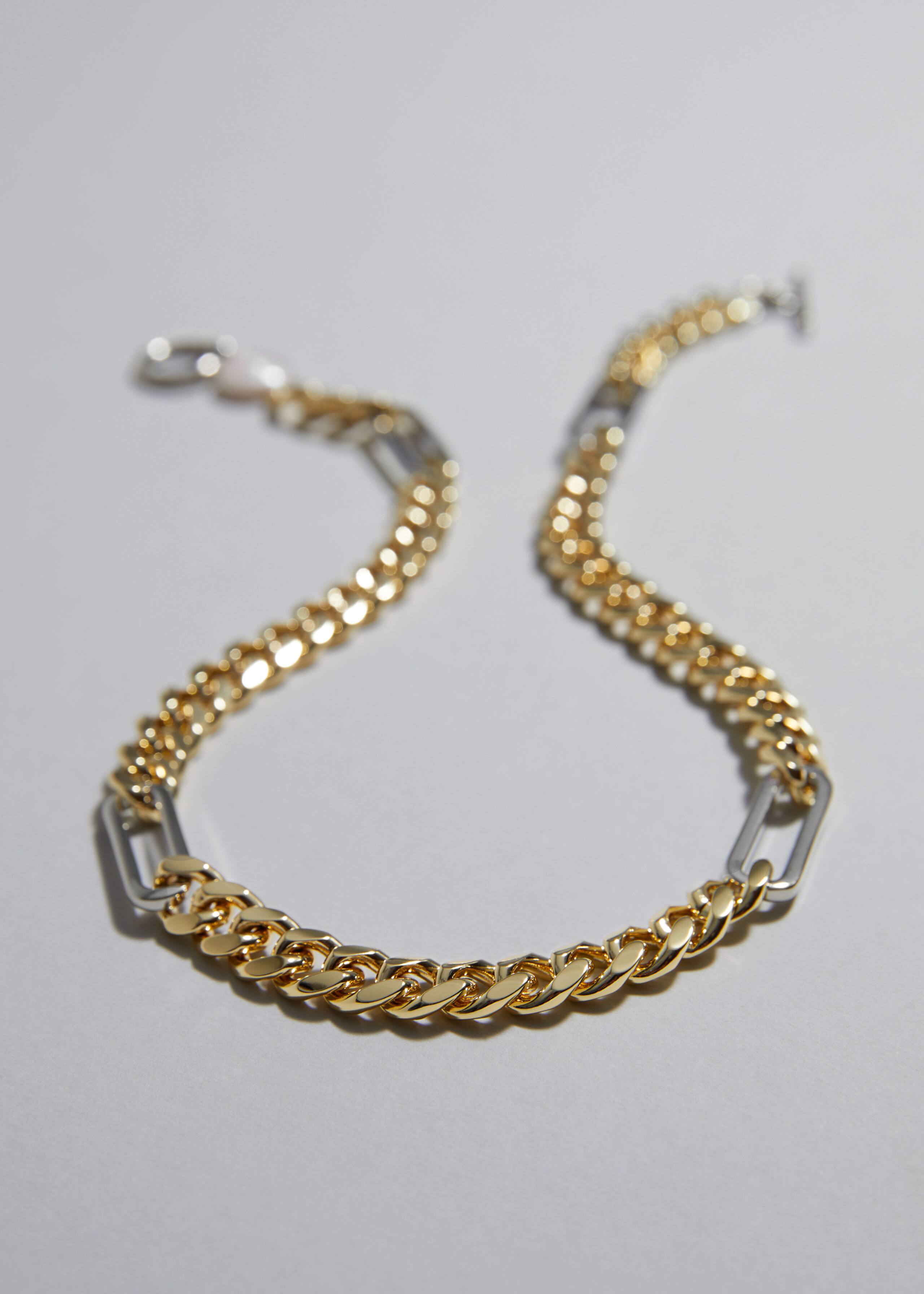Collar de cadena mixta - Oro - Bodegón