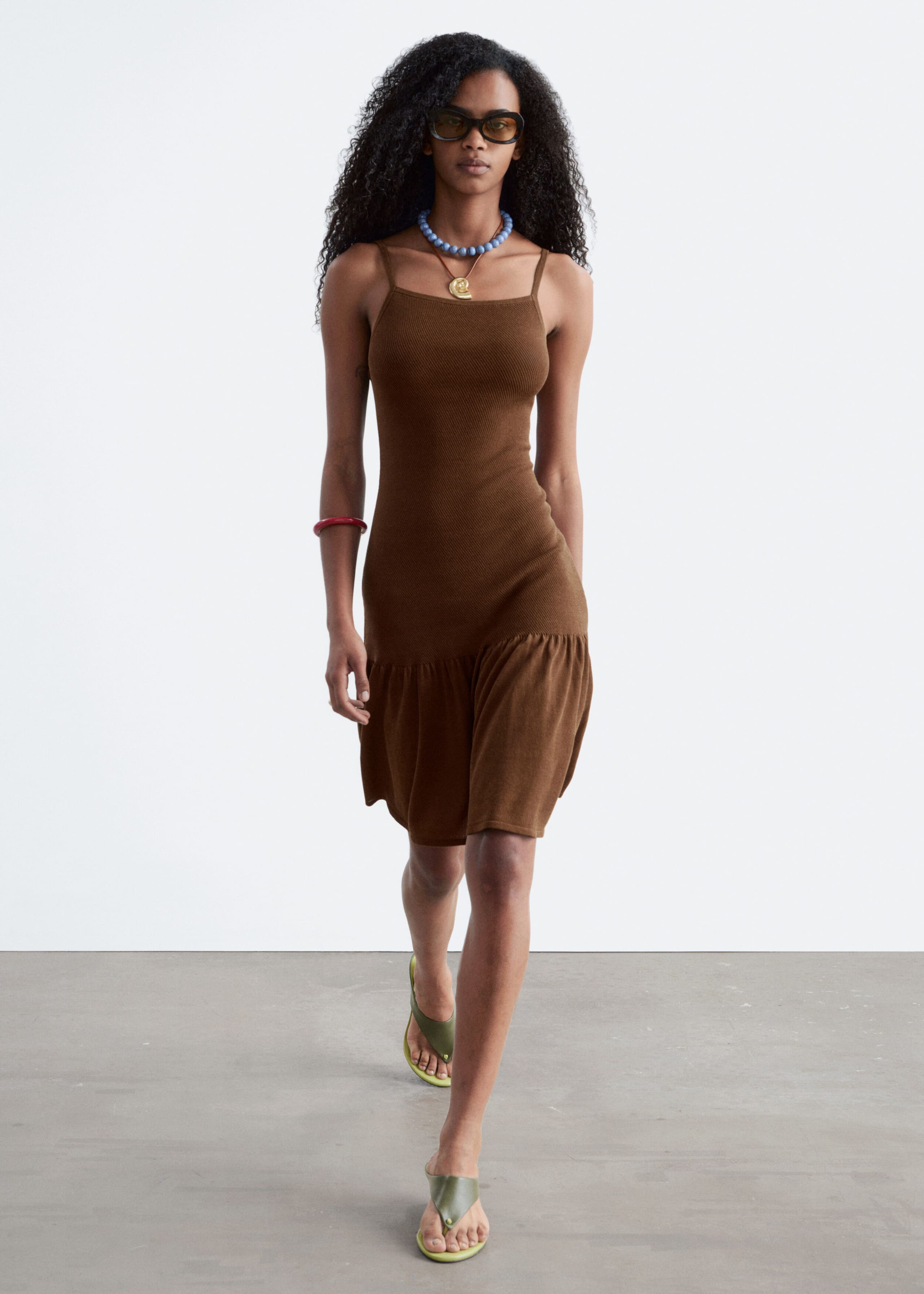 Image of Knitted Midi Dress