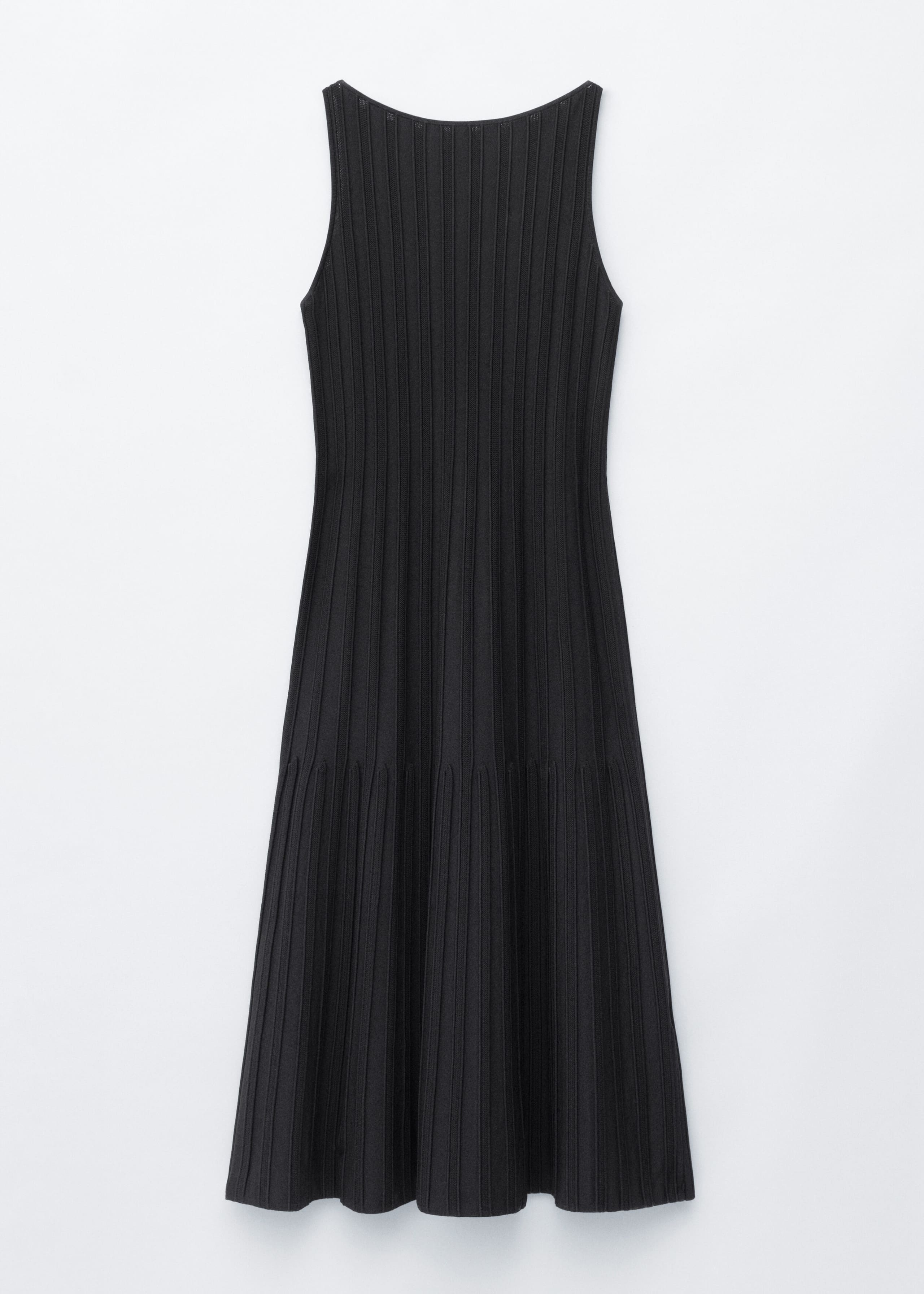 Image of Rib-Knit Midi Dress