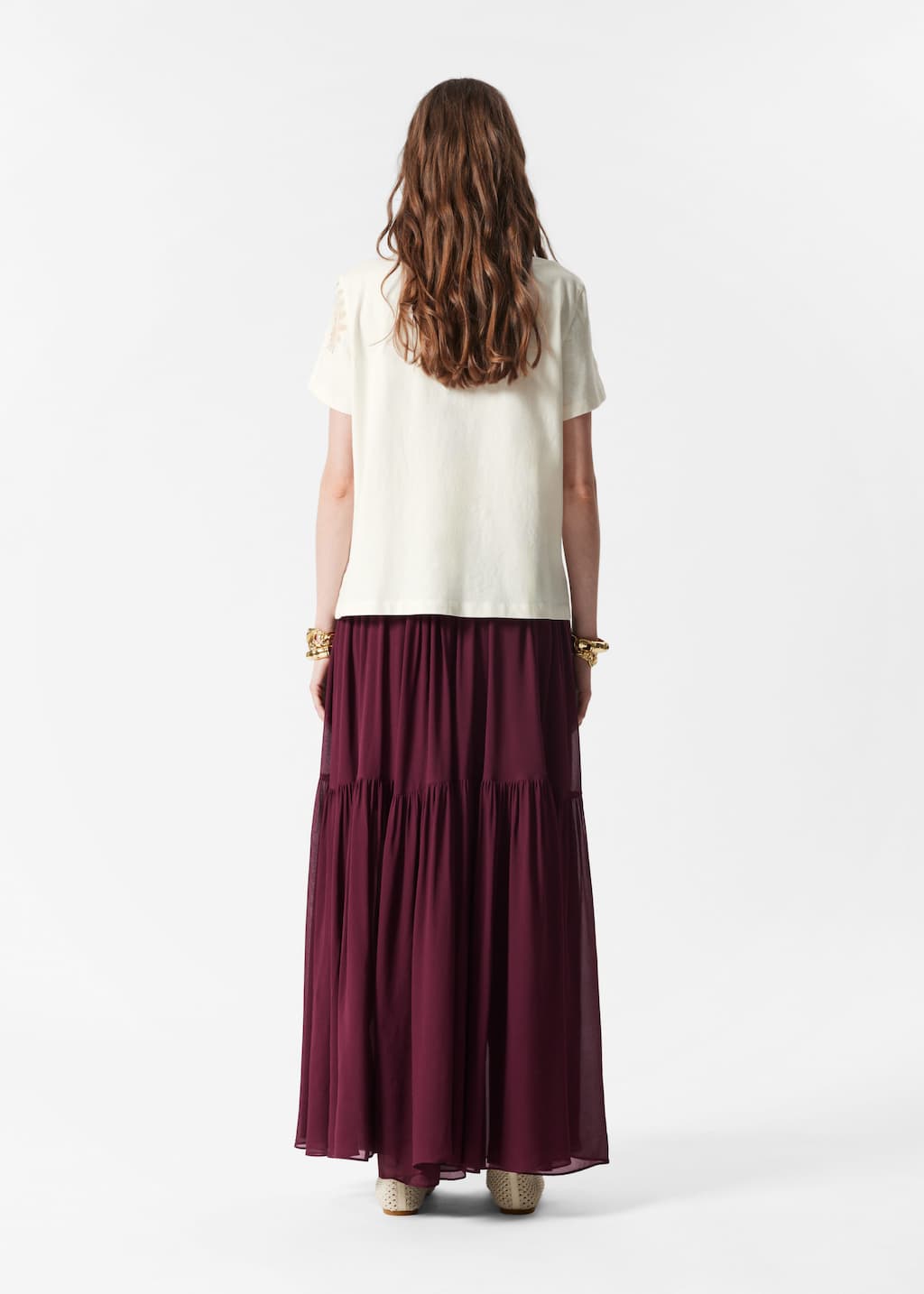 Image of Lace Embroidery T-shirt
