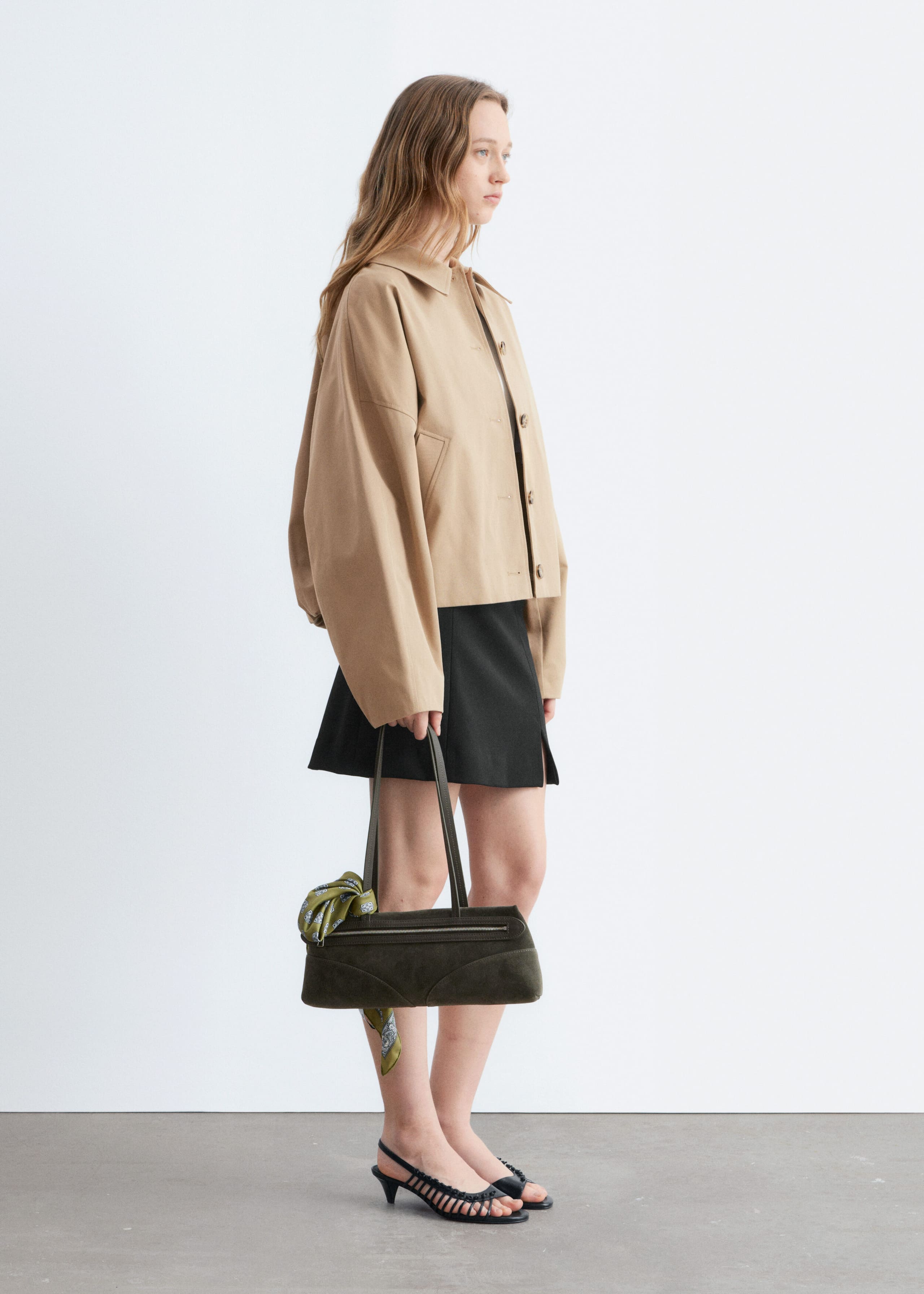 Image of Spódnica mini z wysoką talią