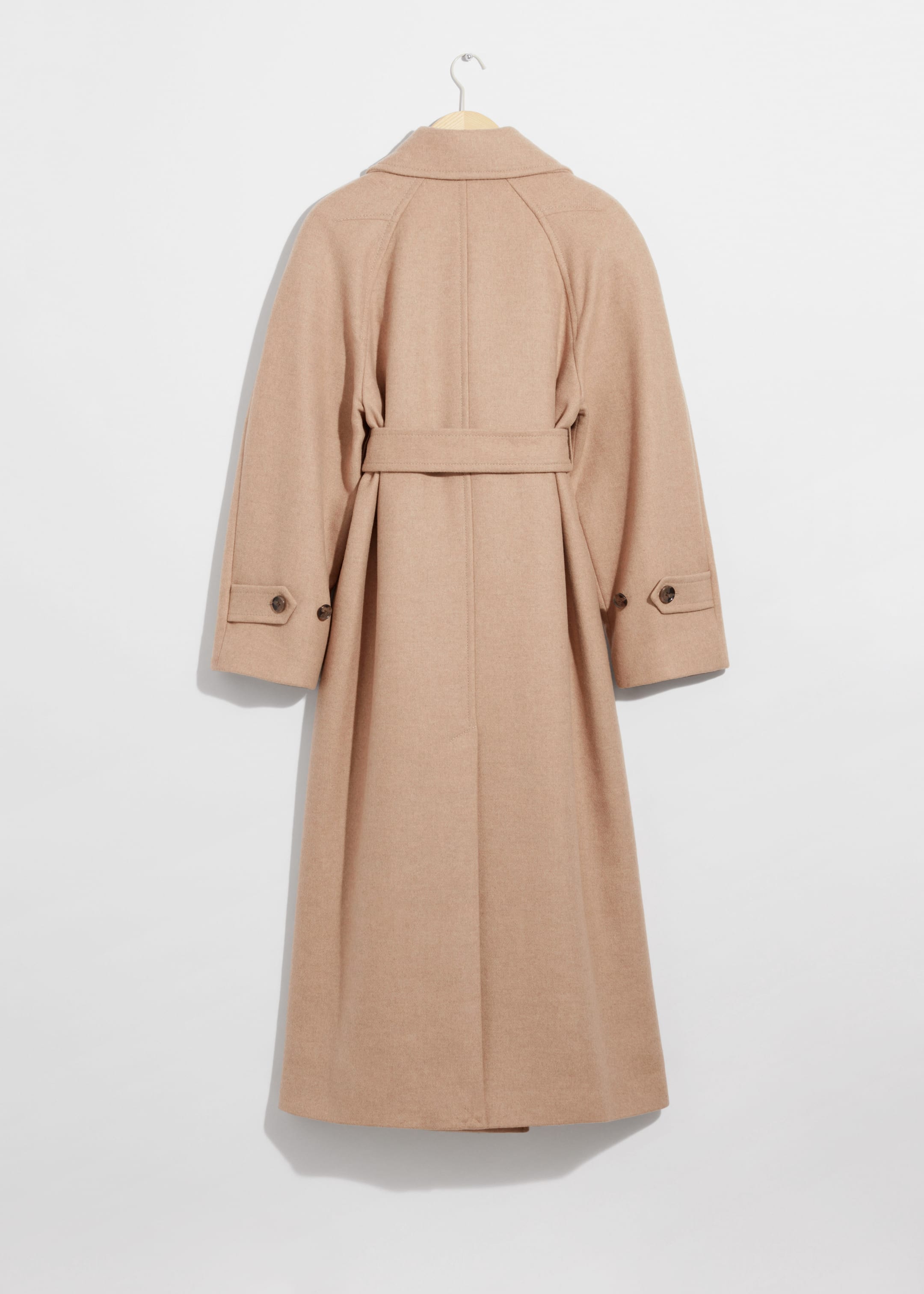 Größeres Bild ansehen: Wollmantel mit Gürtel - Beige - Ladies | H&M DE 2