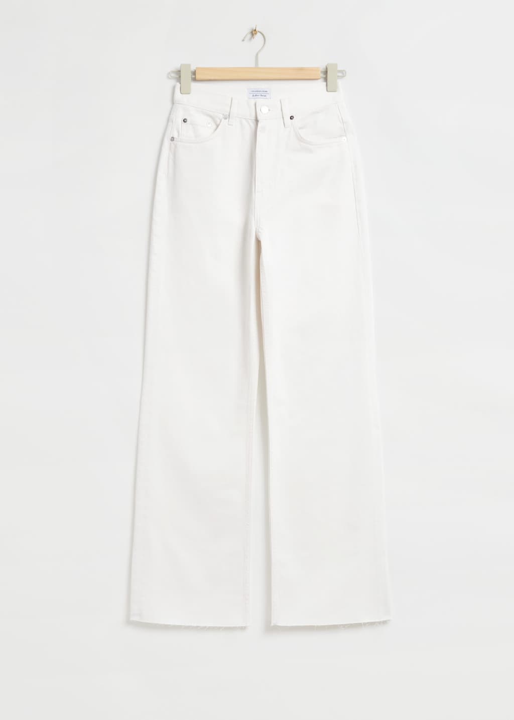 High-Waist Straight-Leg Jeans