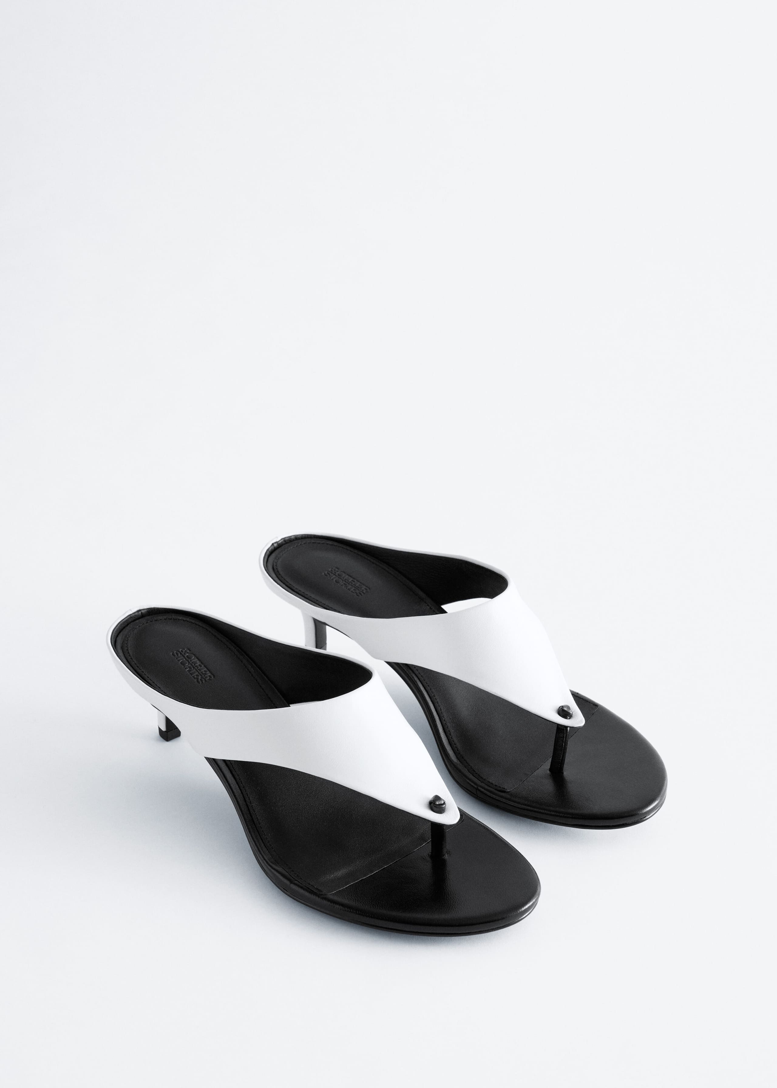 Image of Leather Kitten Heels