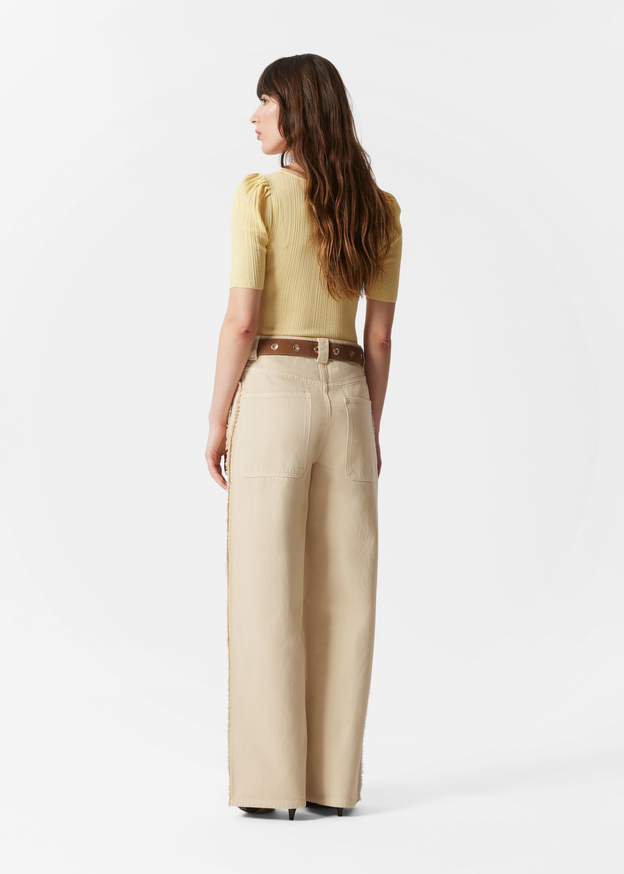 Größeres Bild anzeigen: Rippstrickoberteil - Gelb - Ladies | H&M AT 4
