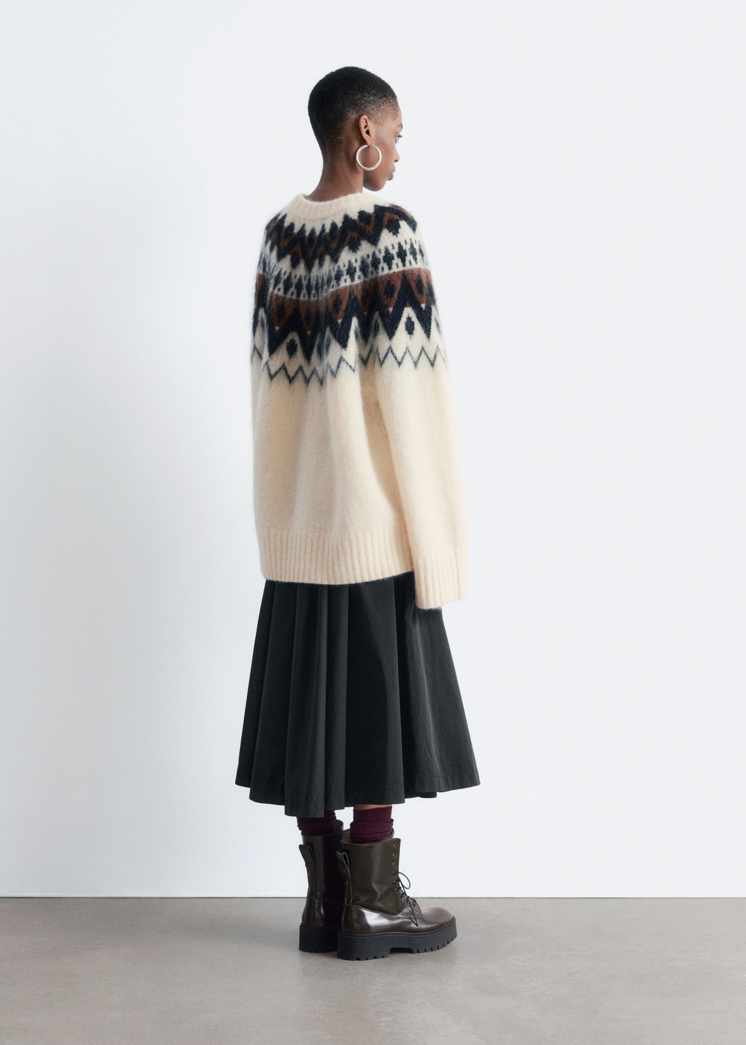 Image of Oversized-Pullover aus Mohair-Mix