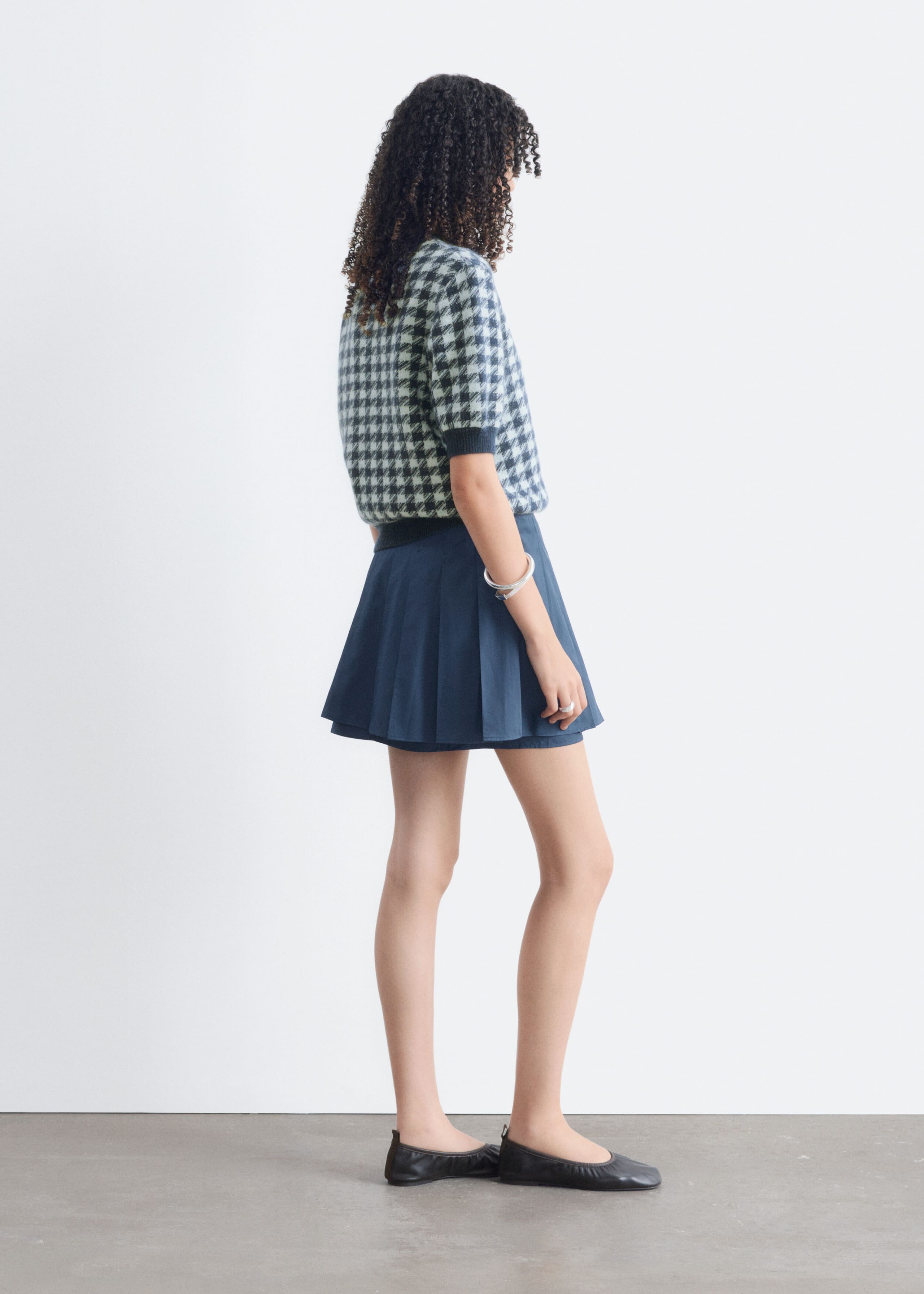 Mohair Blend Top - Dark Blue/Cool Blue - Still Life
