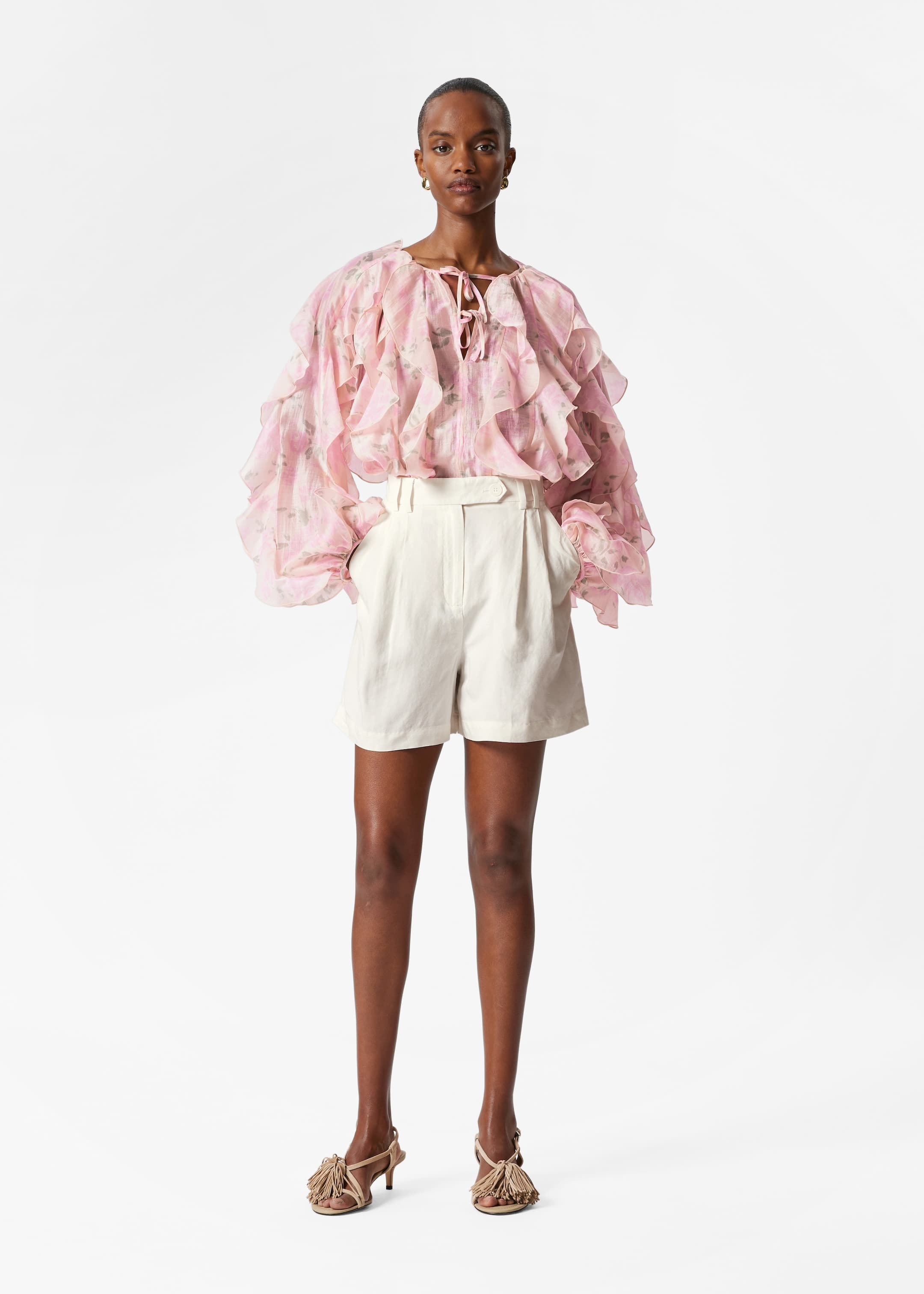 Größeres Bild anzeigen: Elegante Shorts - Weiß - Ladies | H&M AT 1