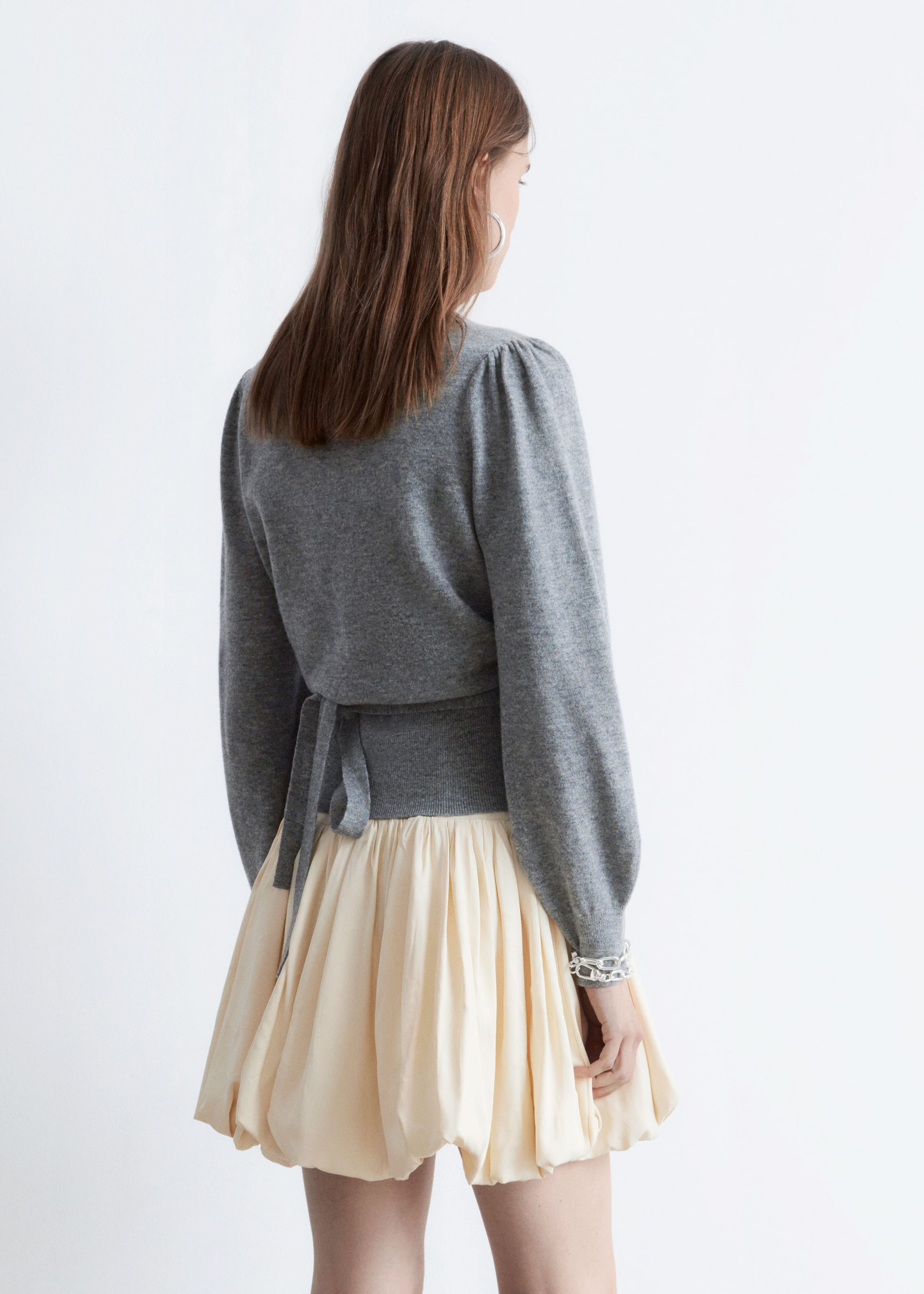 Image of Merino Wool Wrap Cardigan