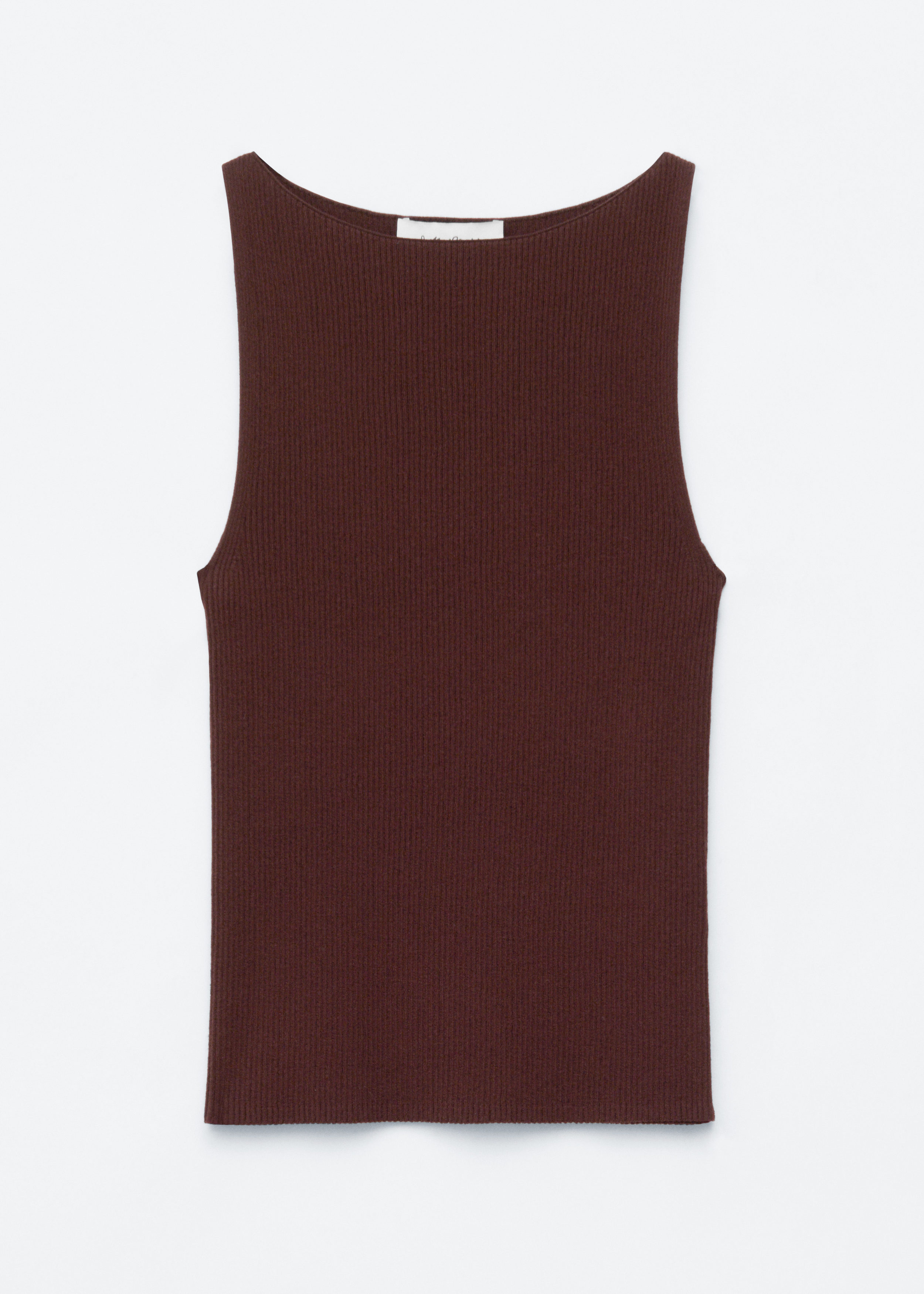 Boat-Neck Tank Top - Black - Tops - & Other Stories GB