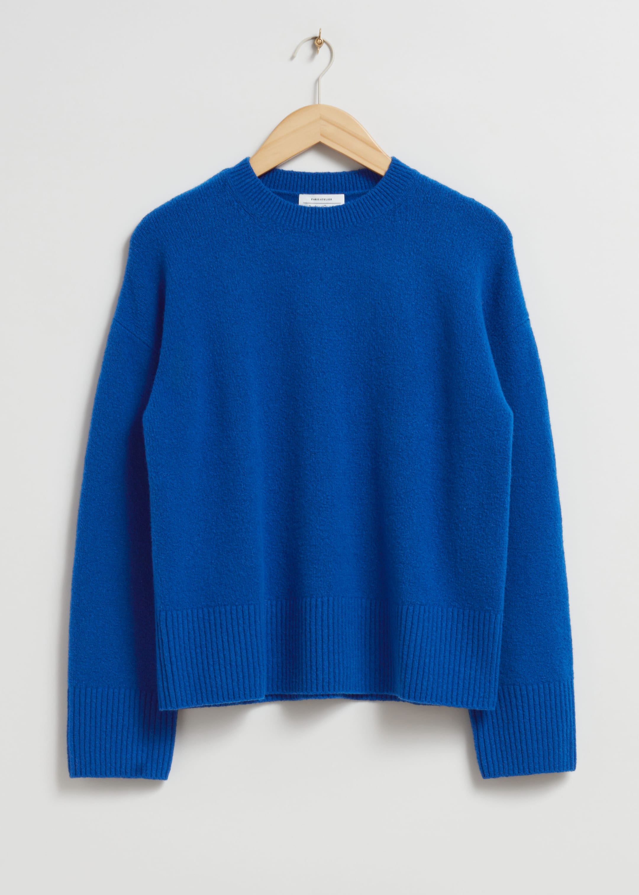 Größeres Bild anzeigen: Locker geschnittener Strickpullover - Leuchtendes Blau - Ladies | H&M AT 1
