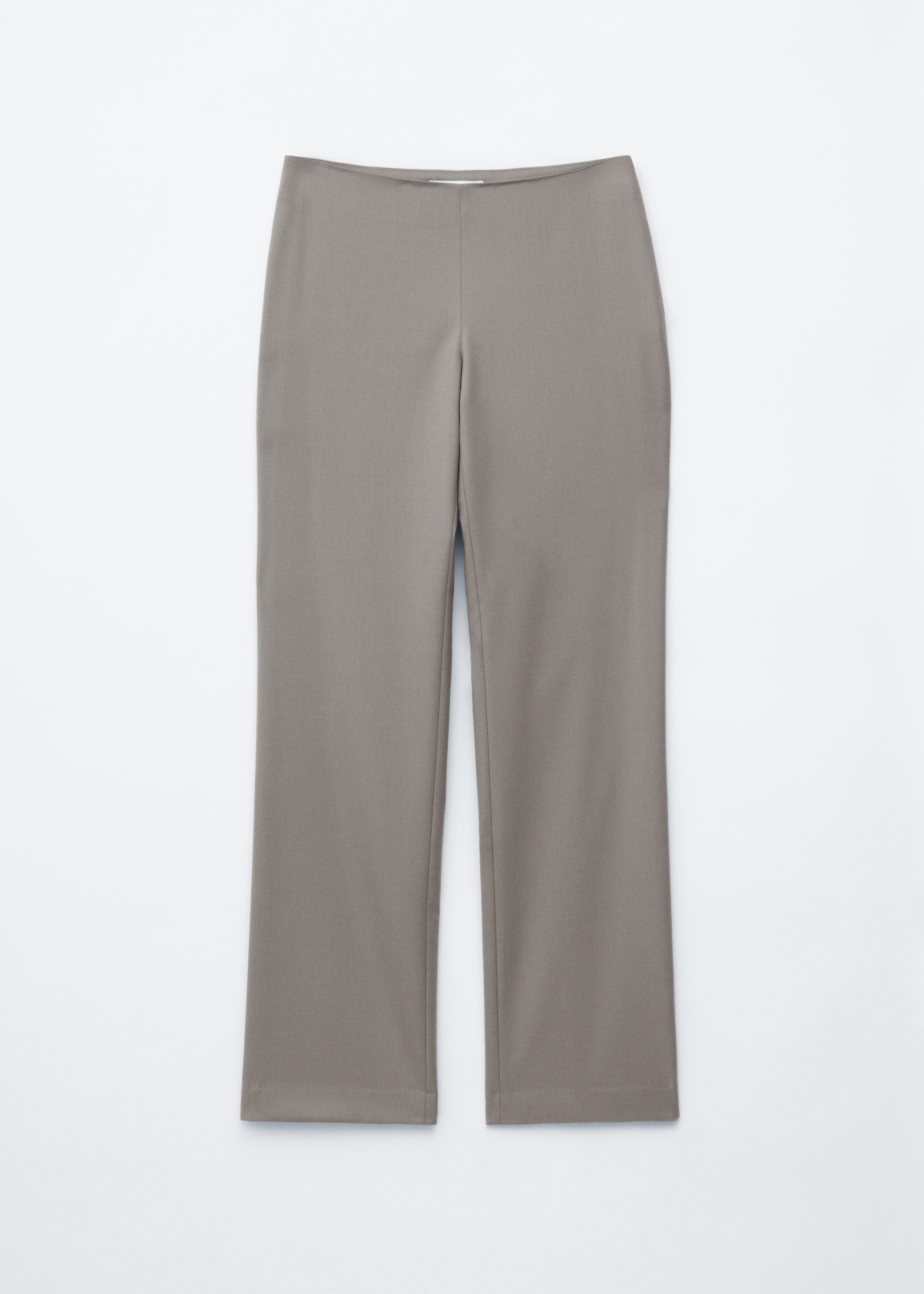 Straight-Leg Wool Trousers
