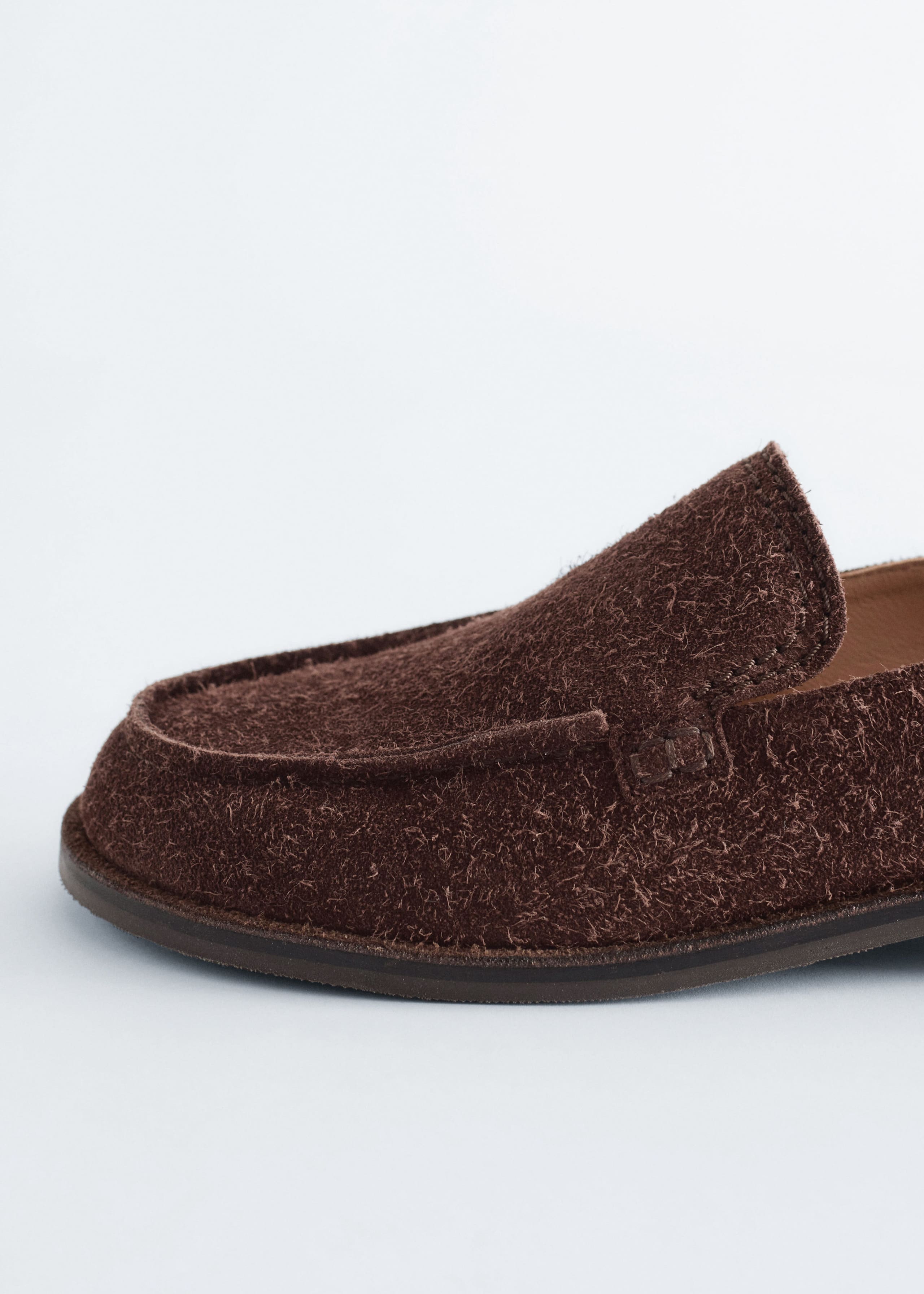 Image of Loafer aus gebürstetem Veloursleder