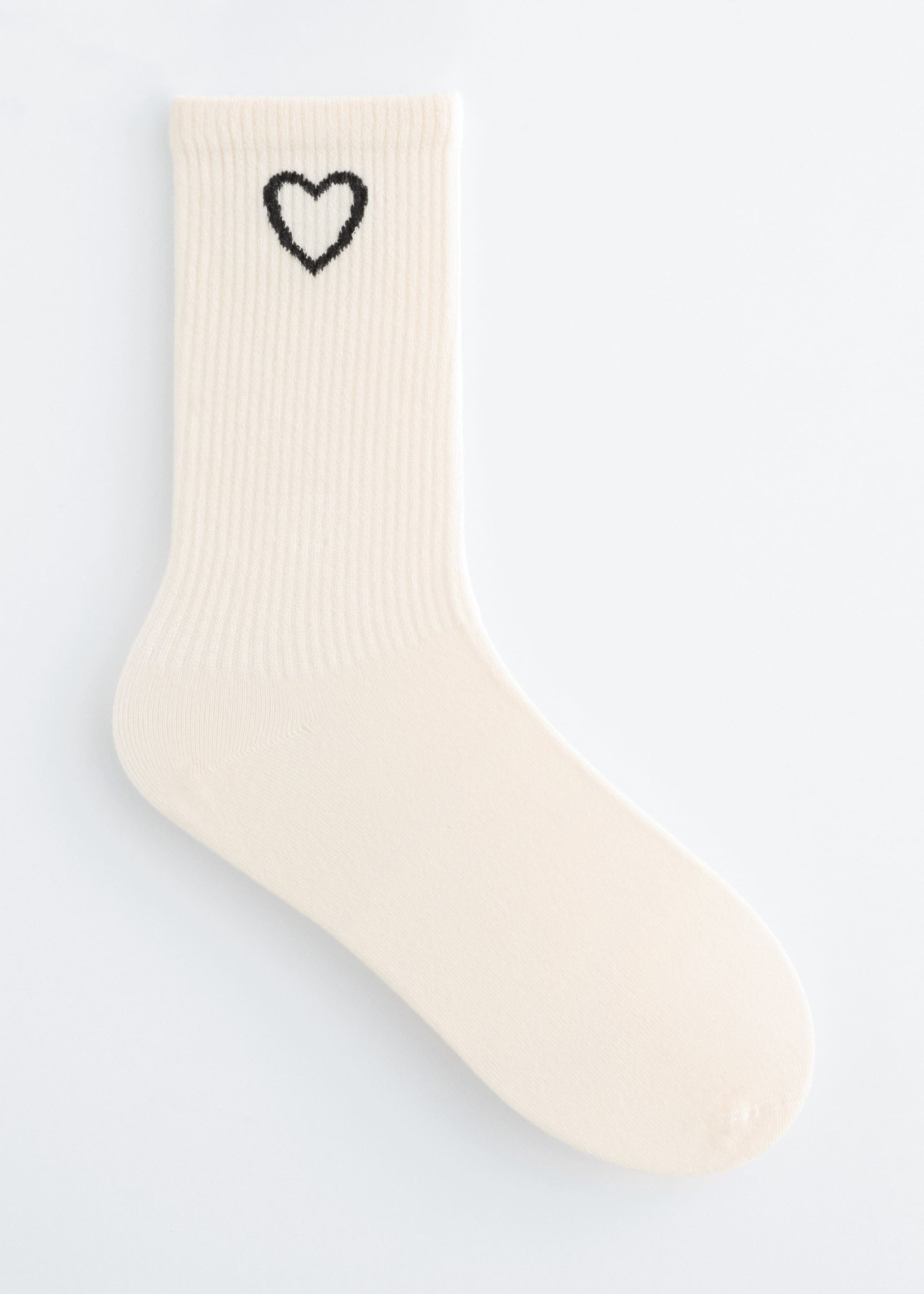 Image of Skarpetki z prążkowanej dzianiny