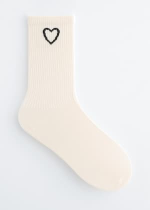 Off-White/Heart Motif