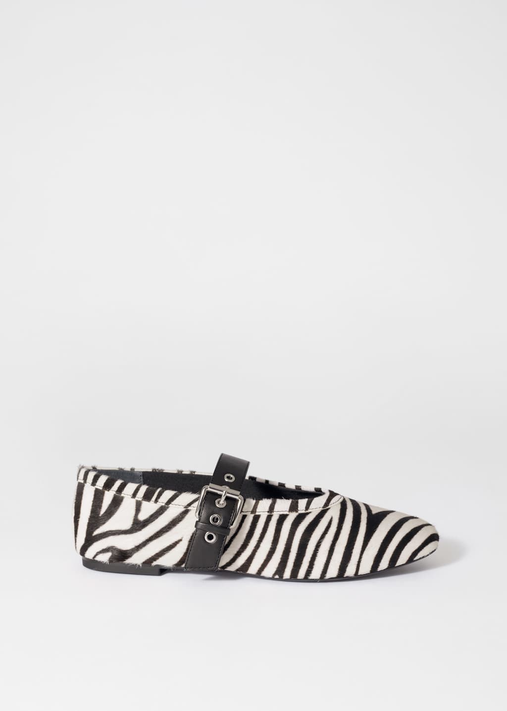Image of Ballerines à motif zèbre