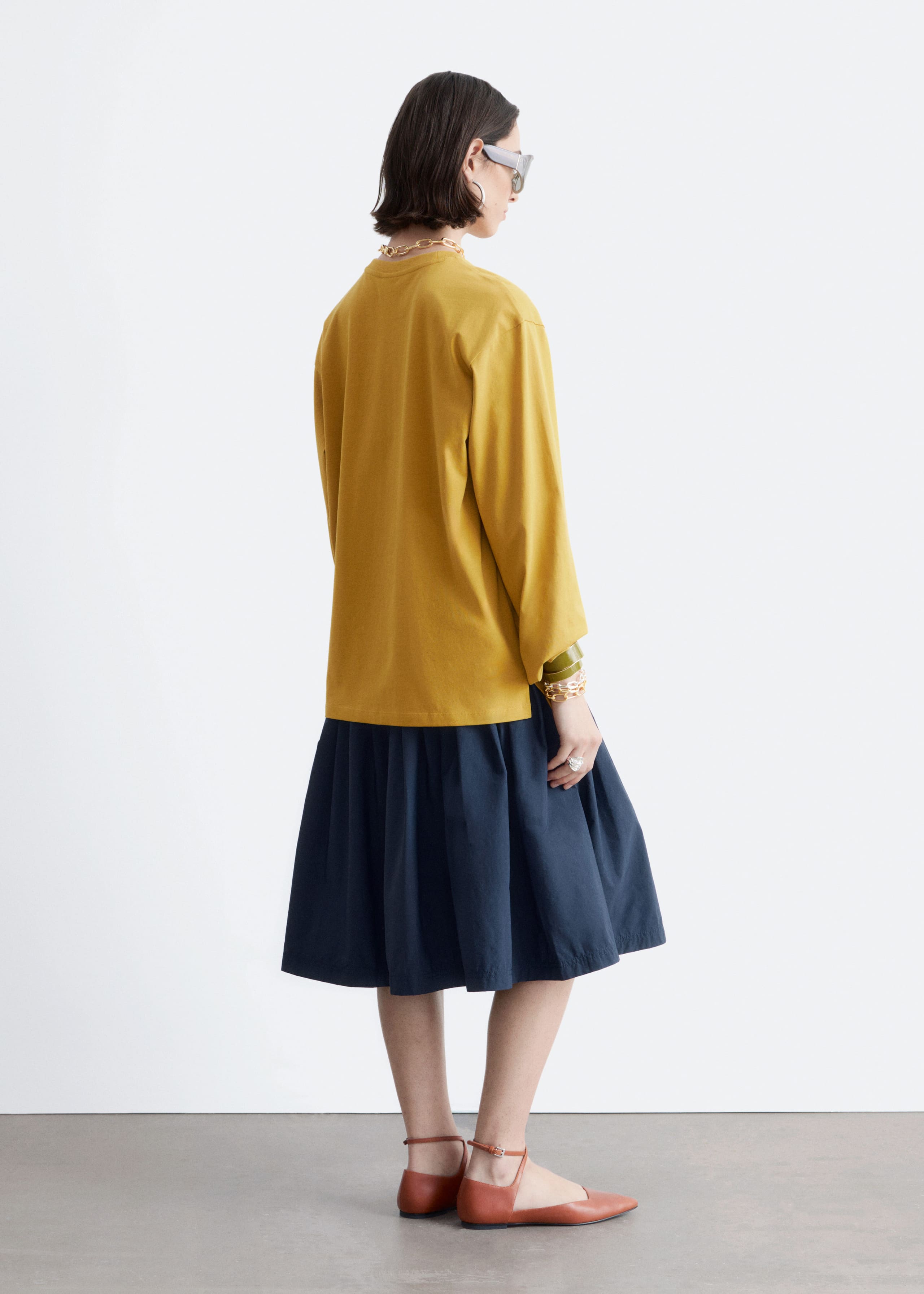 Image of Maglia in jersey a maniche lunghe