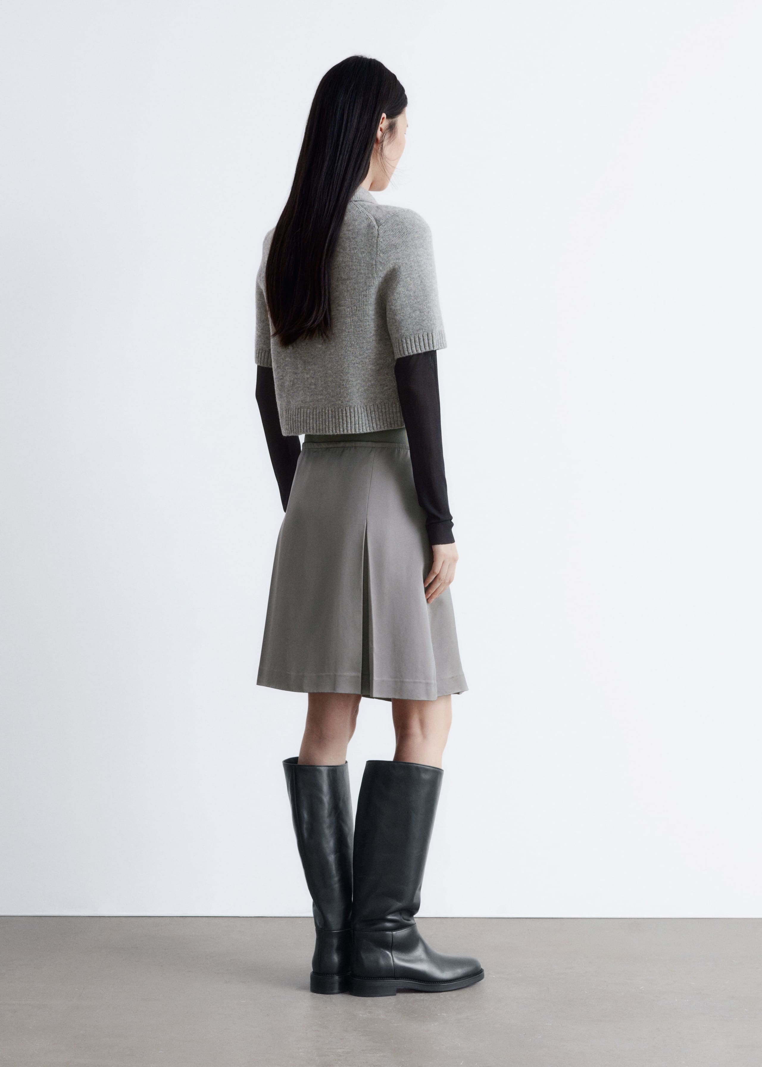 Image of Strickjacke mit kurzen Ärmeln